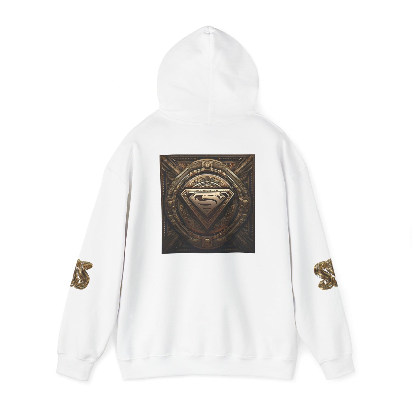 Superhero Heavy Blend™ Hoodie – Stylish Unisex Sweatshirt with Iconic Emblem