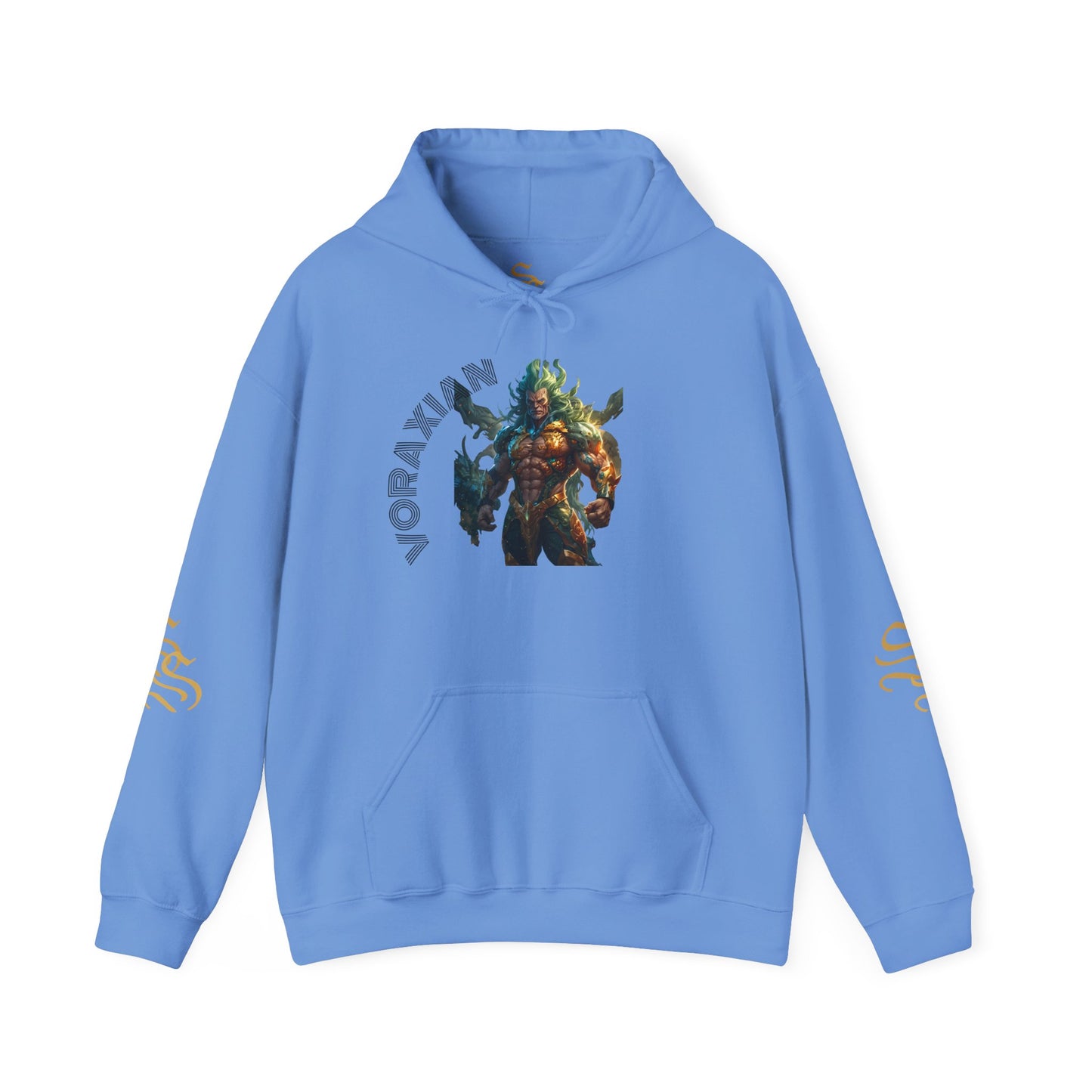 Fantasy Graphic Hoodie for Gaming Fans, Cozy Pullover with Unique Character Design, Perfect for Gifting, Casual Wear, and Celebrations