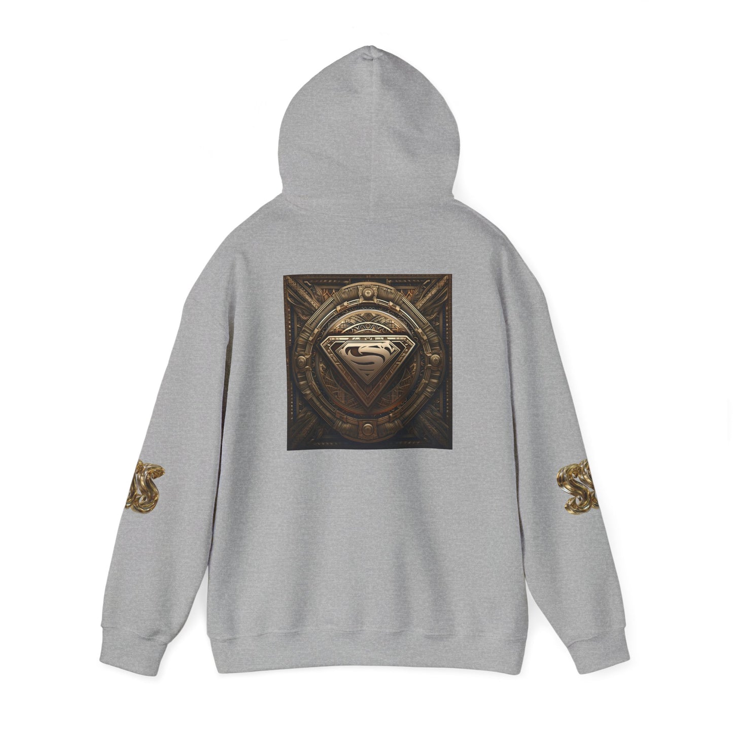 Superhero Heavy Blend™ Hoodie – Stylish Unisex Sweatshirt with Iconic Emblem