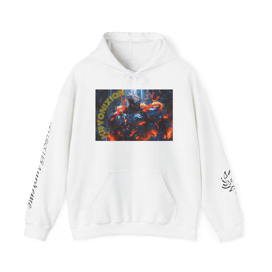Kryonixan in the city Unisex Heavy Blend™ Hoodie – Street Style Art for Everyday Wear