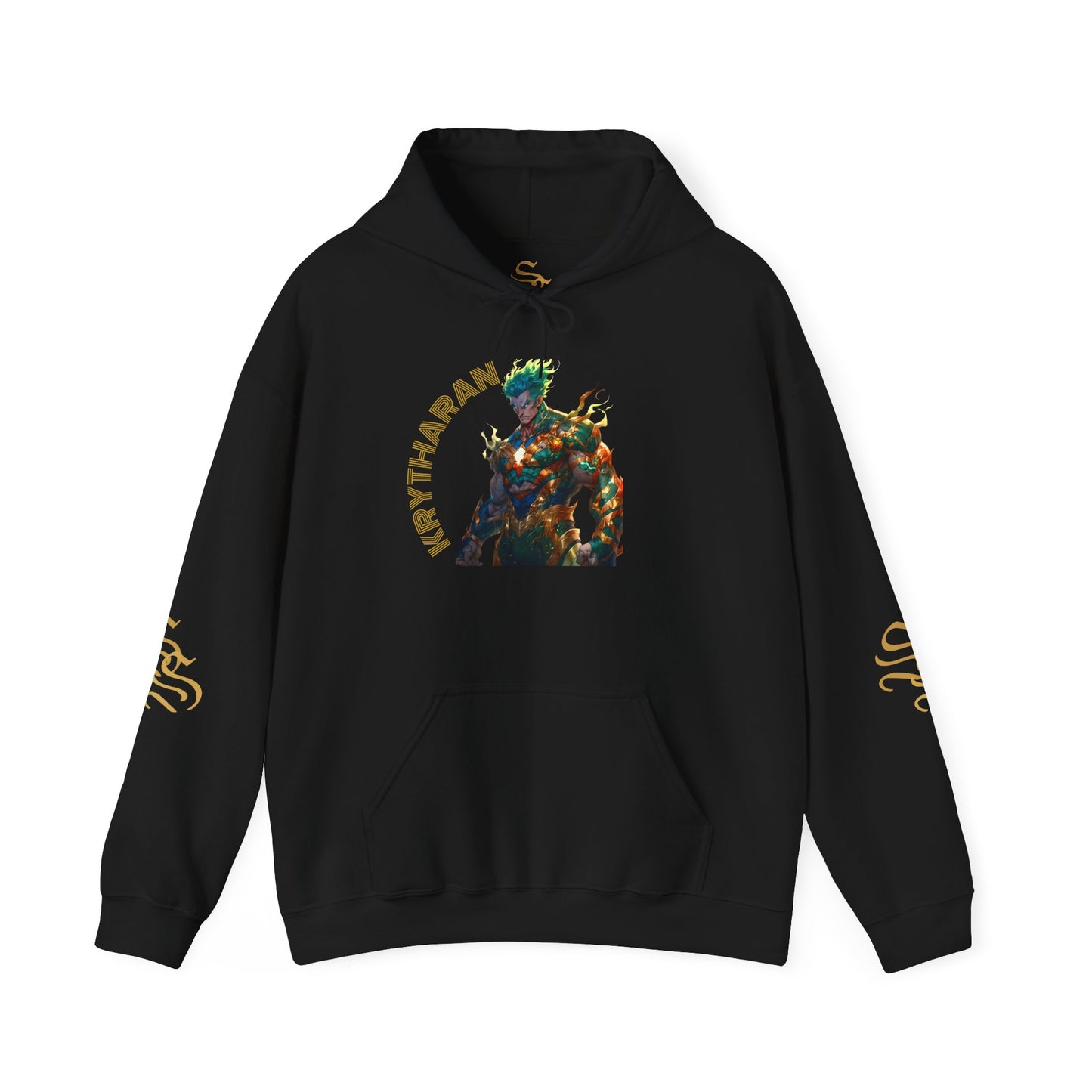 Fantasy Graphic Hooded Sweatshirt - Perfect for Gamers and Art Lovers