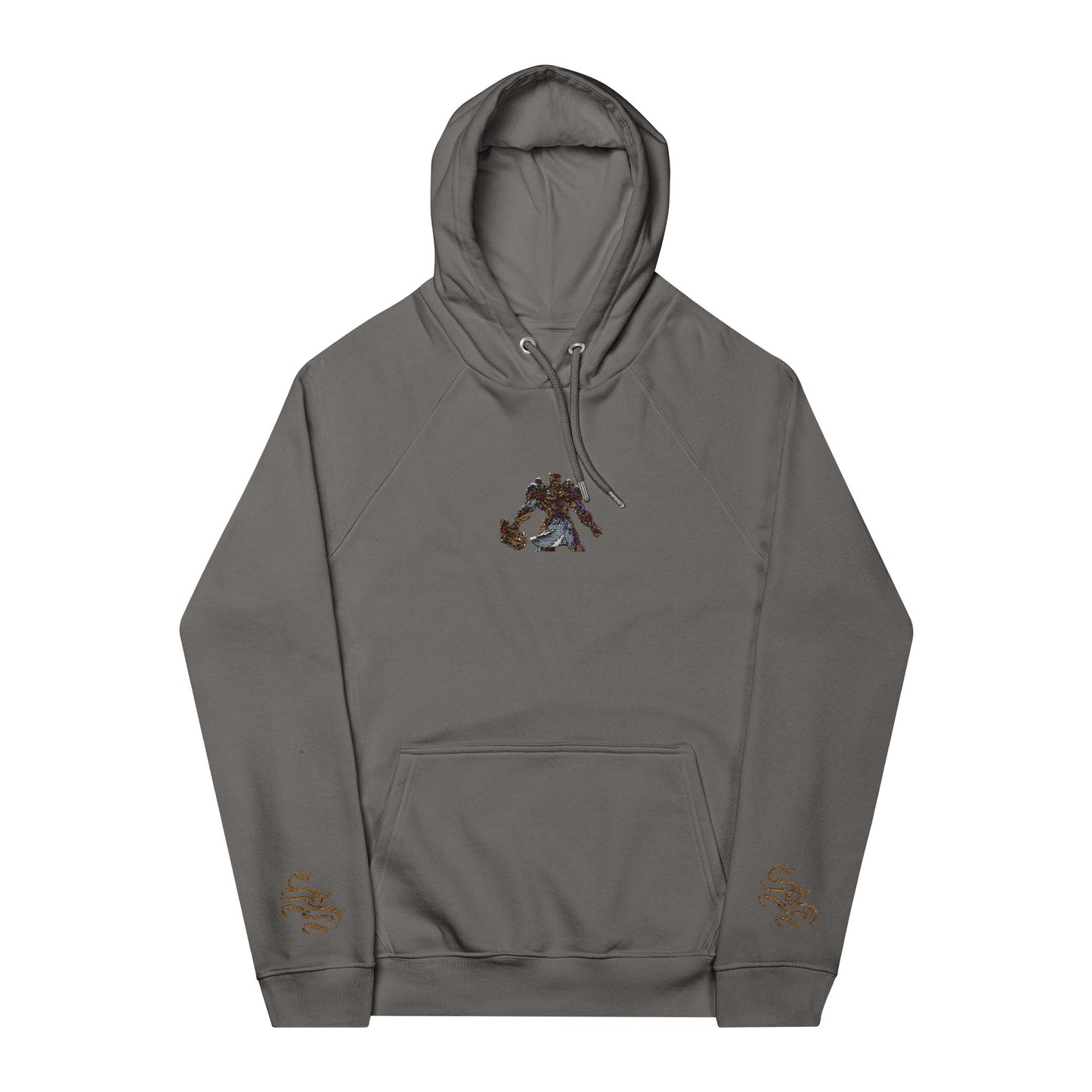 Unisex Eco Raglan Hoodie (Embroidery)