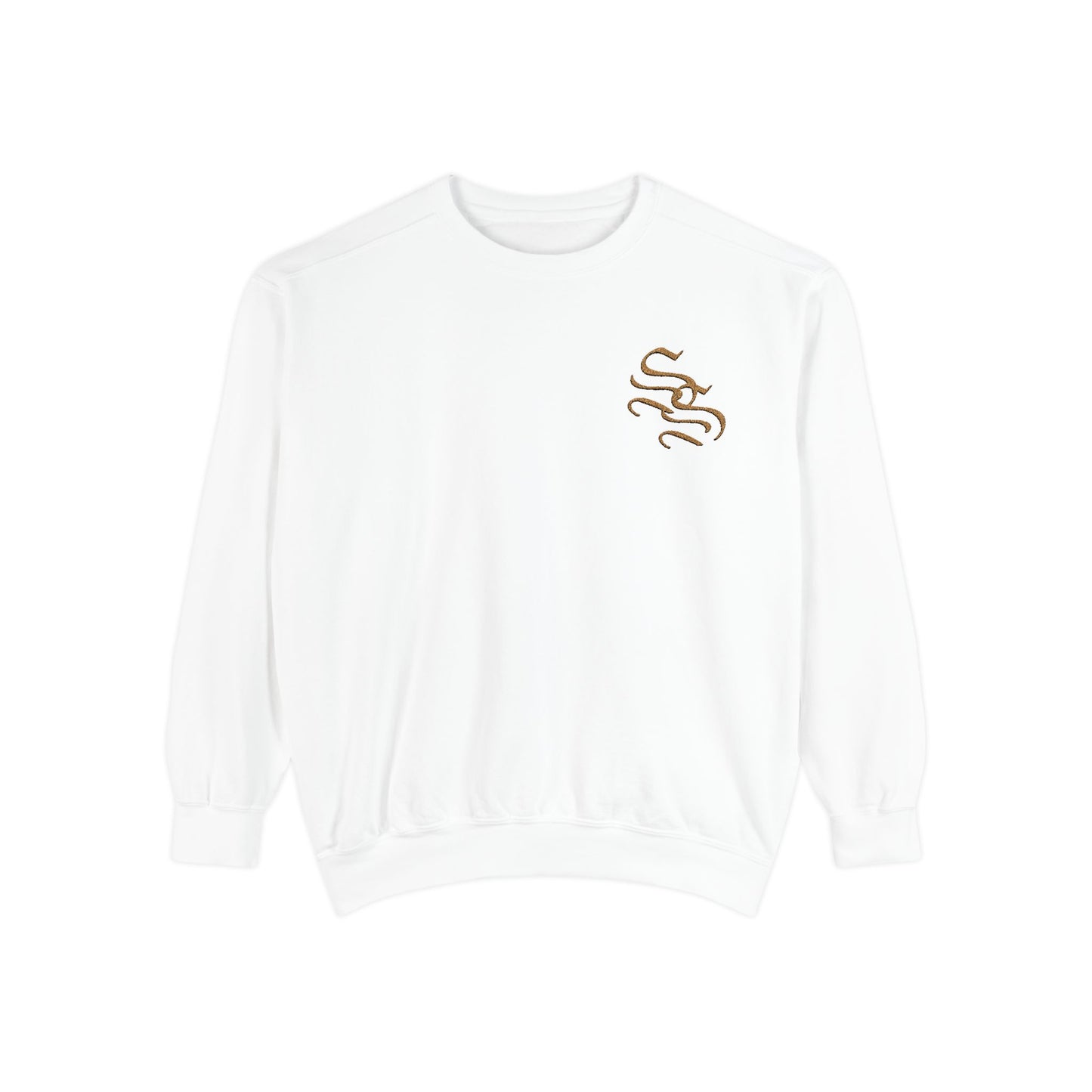 Eco-Friendly Unisex Garment-Dyed Sweatshirt with Stylish Design