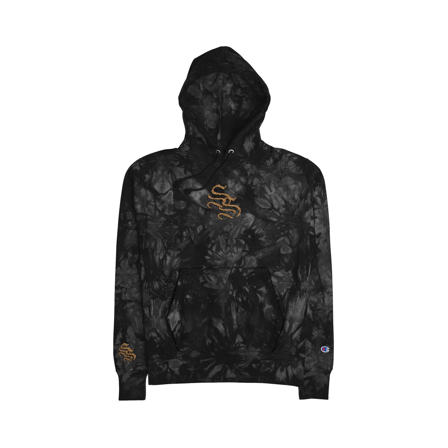 Unisex Champion Tie-Dye Hoodie (Embroidery)