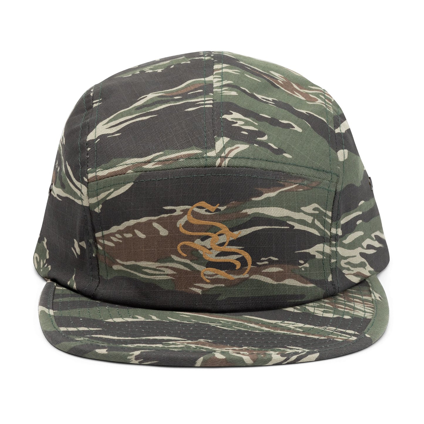 Stylish 5 Panel Cap with Embroidered Design - Trendy Headwear for Outdoor Adventures