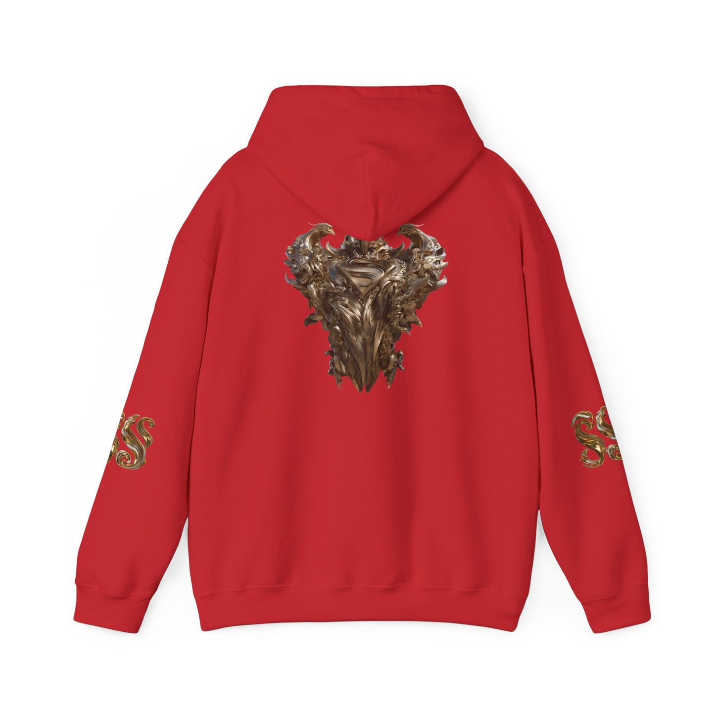 Epic Superhero Hoodie with Metallic Design - Unisex Heavy Blend™