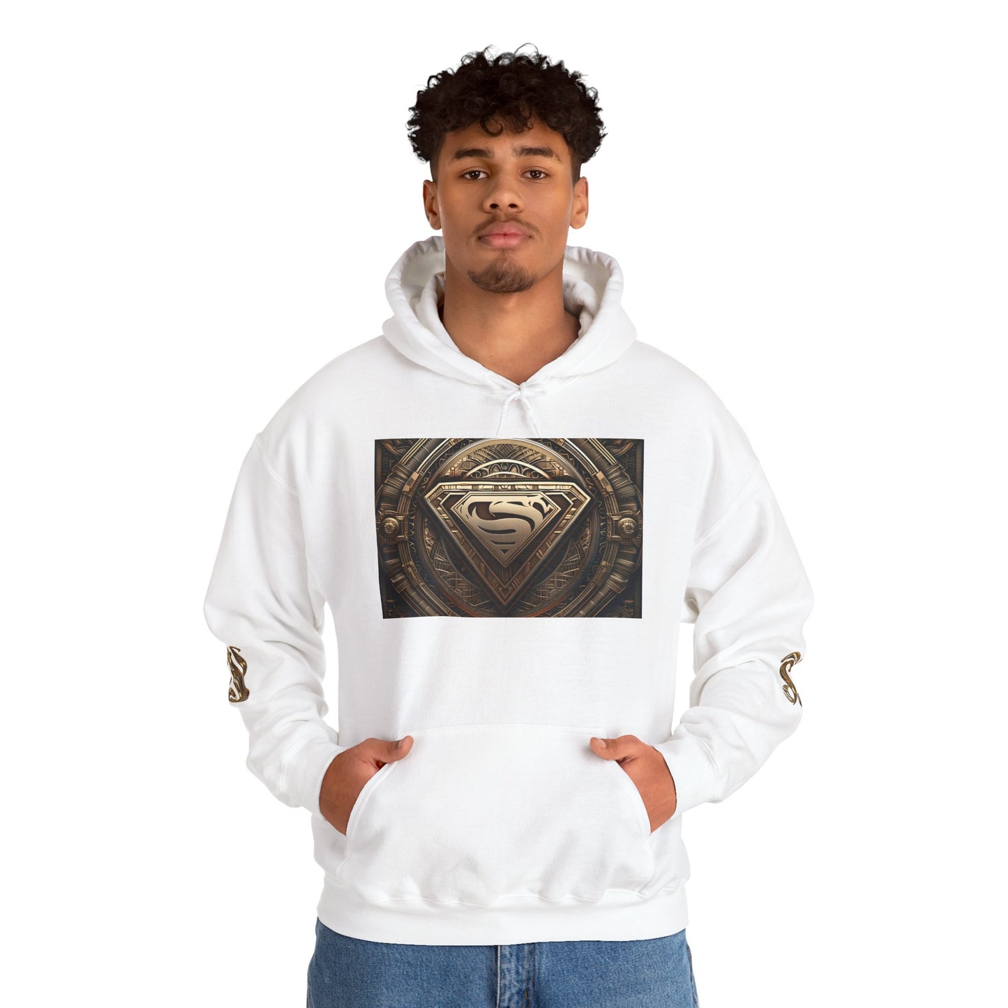 Superman Inspired Unisex Hooded Sweatshirt - Heavy Blend™