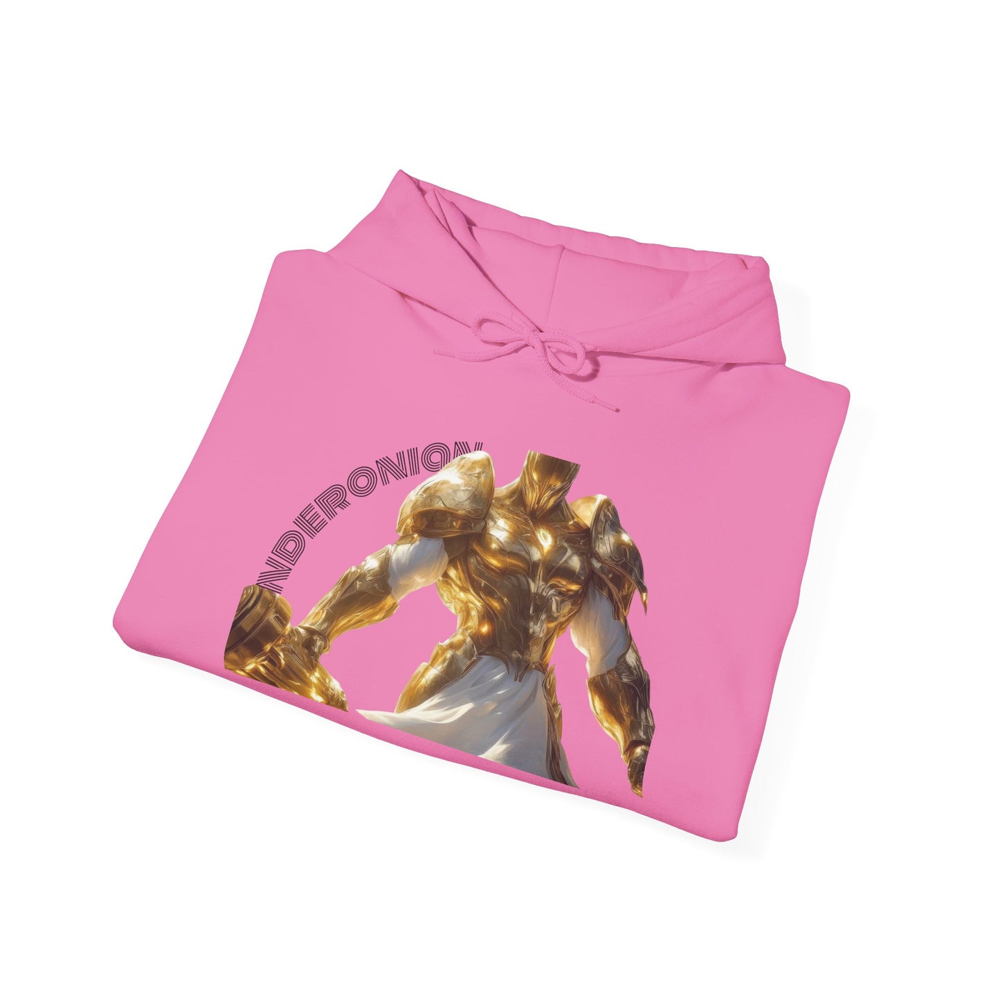 Golden Warrior Hoodie - Unisex Heavy Blend Sweatshirt with Artistic Design