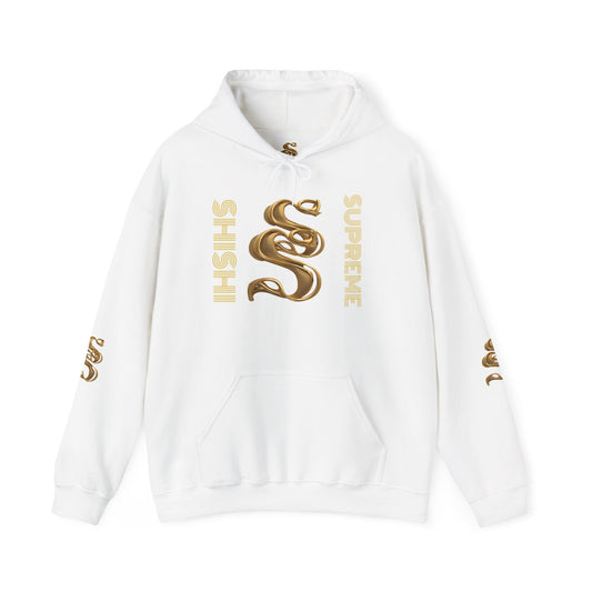 Gold Shishi Supreme Unisex Heavy Blend Hooded Sweatshirt | Stylish Streetwear for Casual Comfort