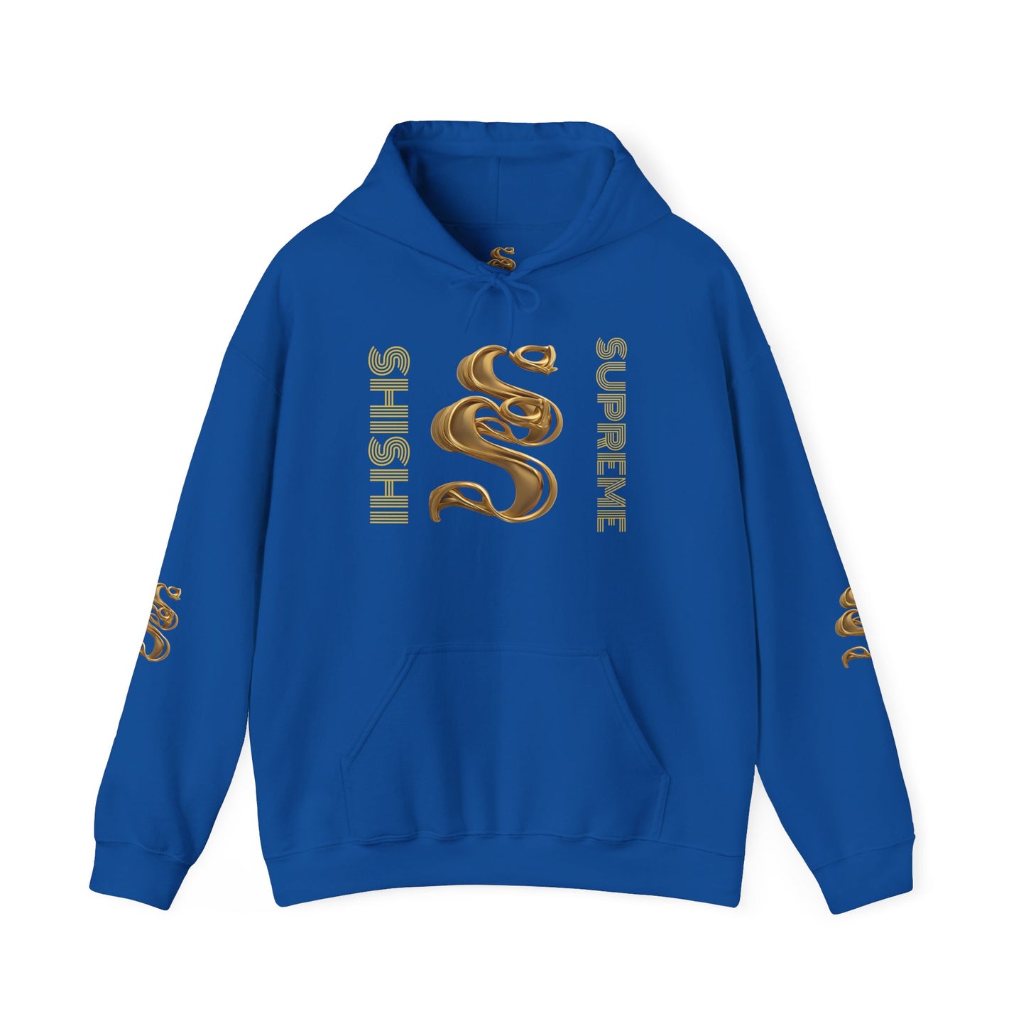 Gold Shishi Supreme Unisex Heavy Blend Hooded Sweatshirt | Stylish Streetwear for Casual Comfort