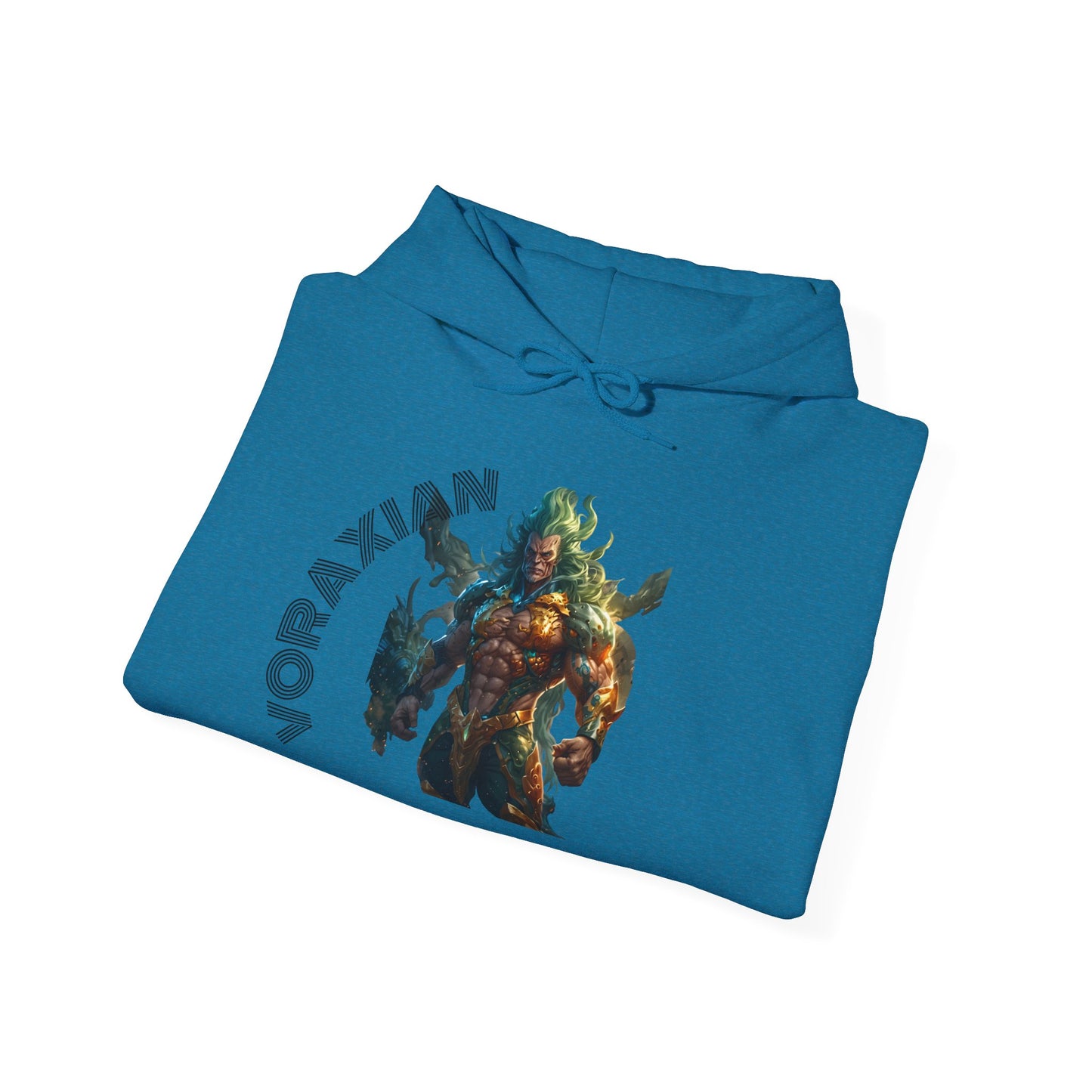 Fantasy Graphic Hoodie for Gaming Fans, Cozy Pullover with Unique Character Design, Perfect for Gifting, Casual Wear, and Celebrations