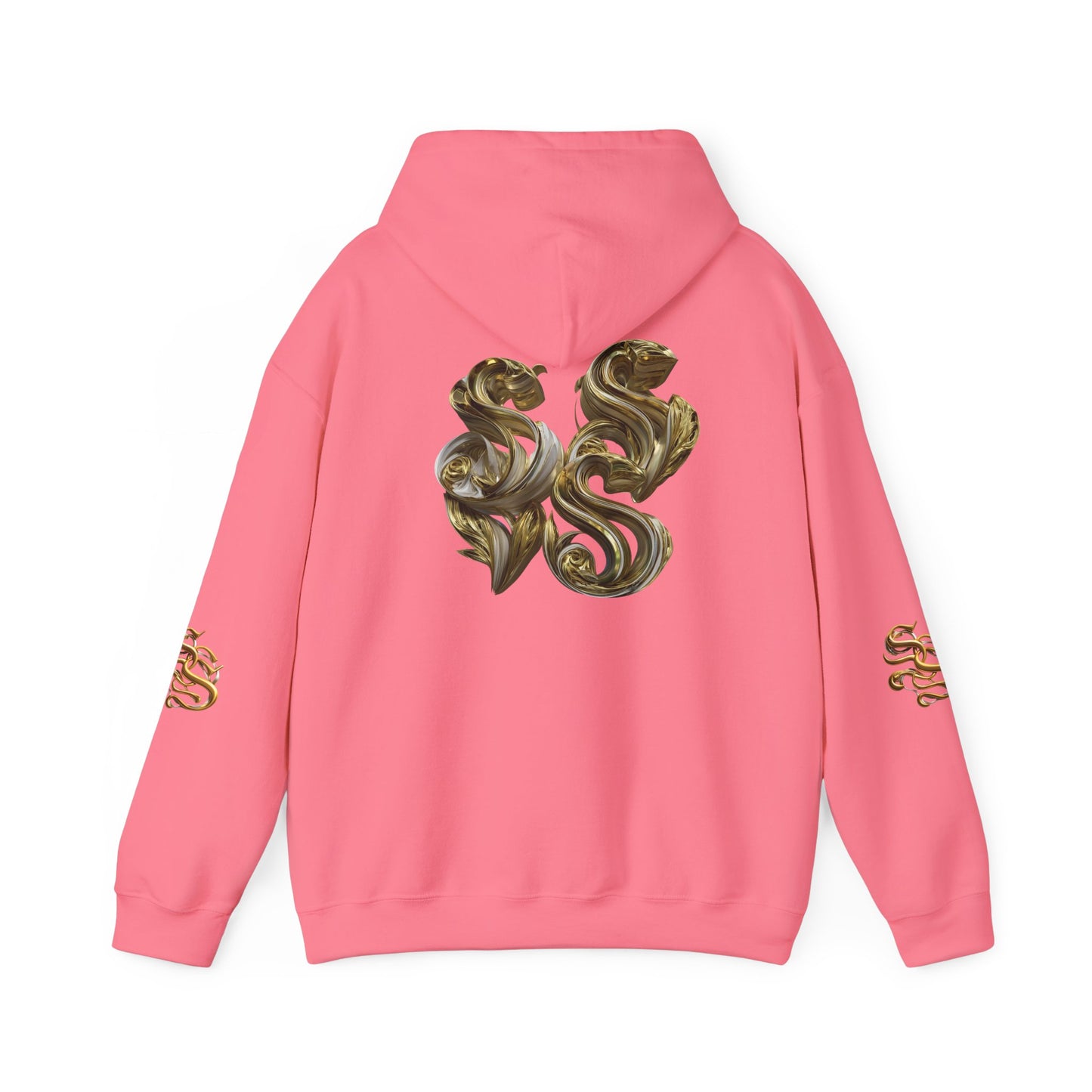 Luxury Gold Print Unisex Hoodie - Supreme SHISHII Design