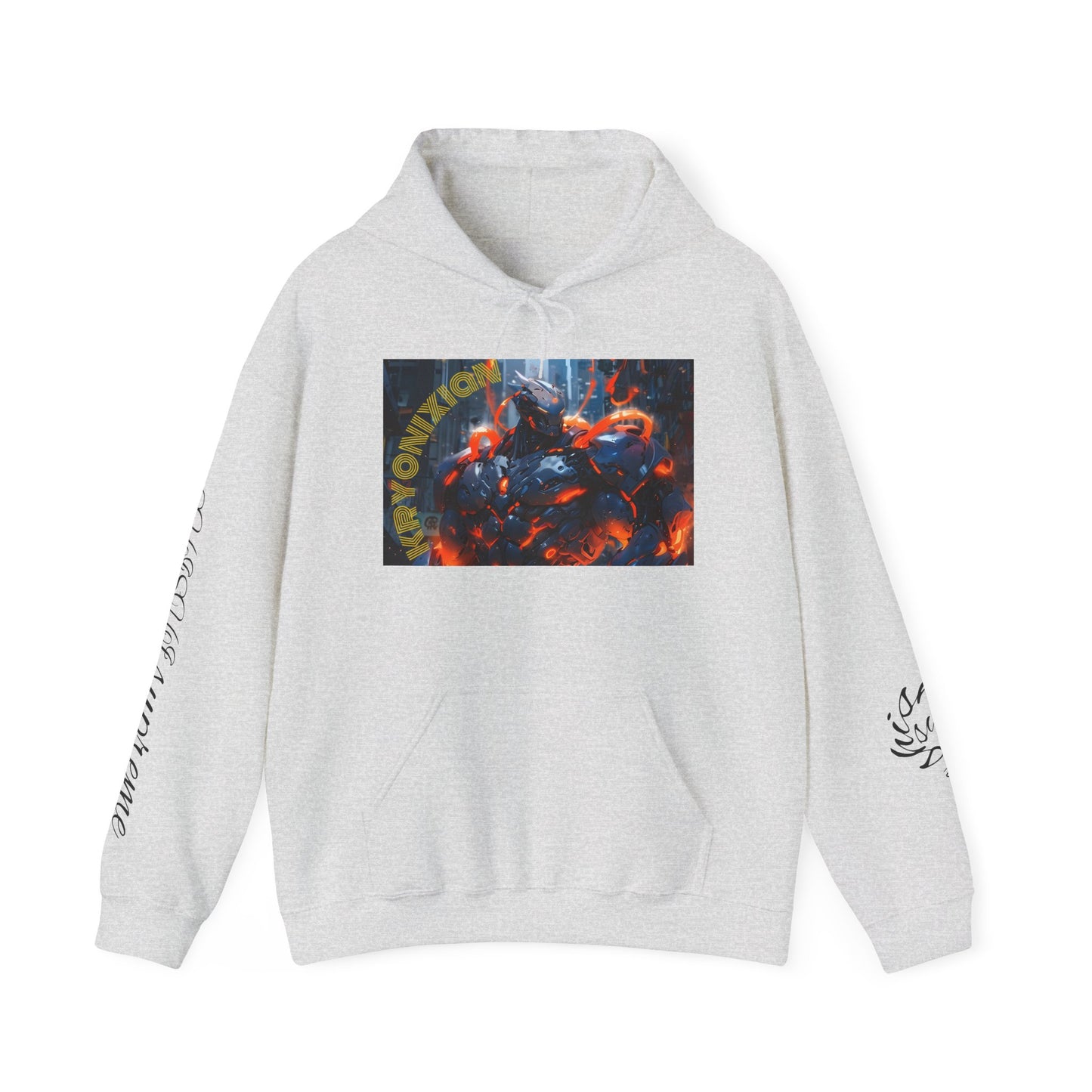 Kryonixan in the city Unisex Heavy Blend™ Hoodie – Street Style Art for Everyday Wear