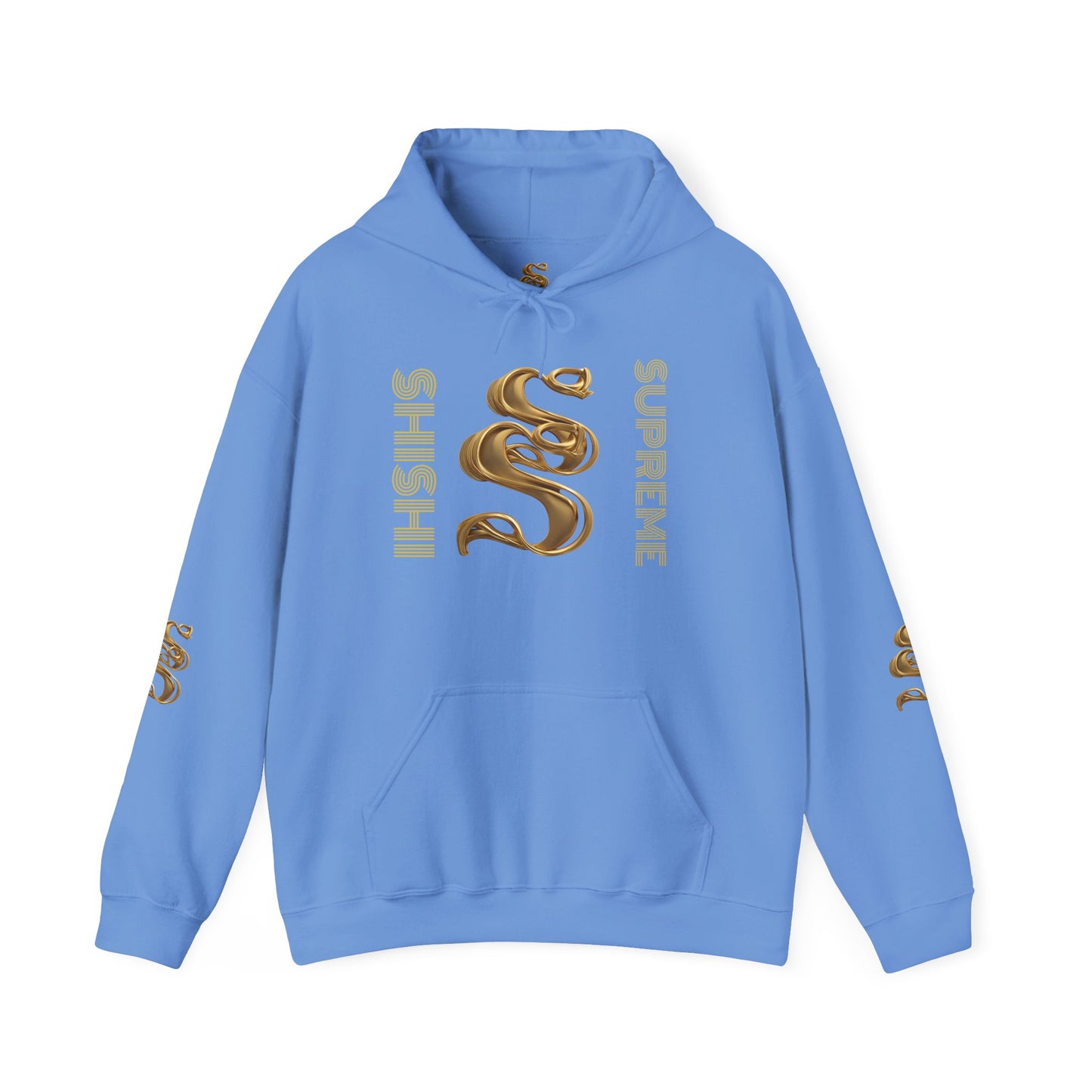 Gold Shishi Supreme Unisex Heavy Blend Hooded Sweatshirt | Stylish Streetwear for Casual Comfort