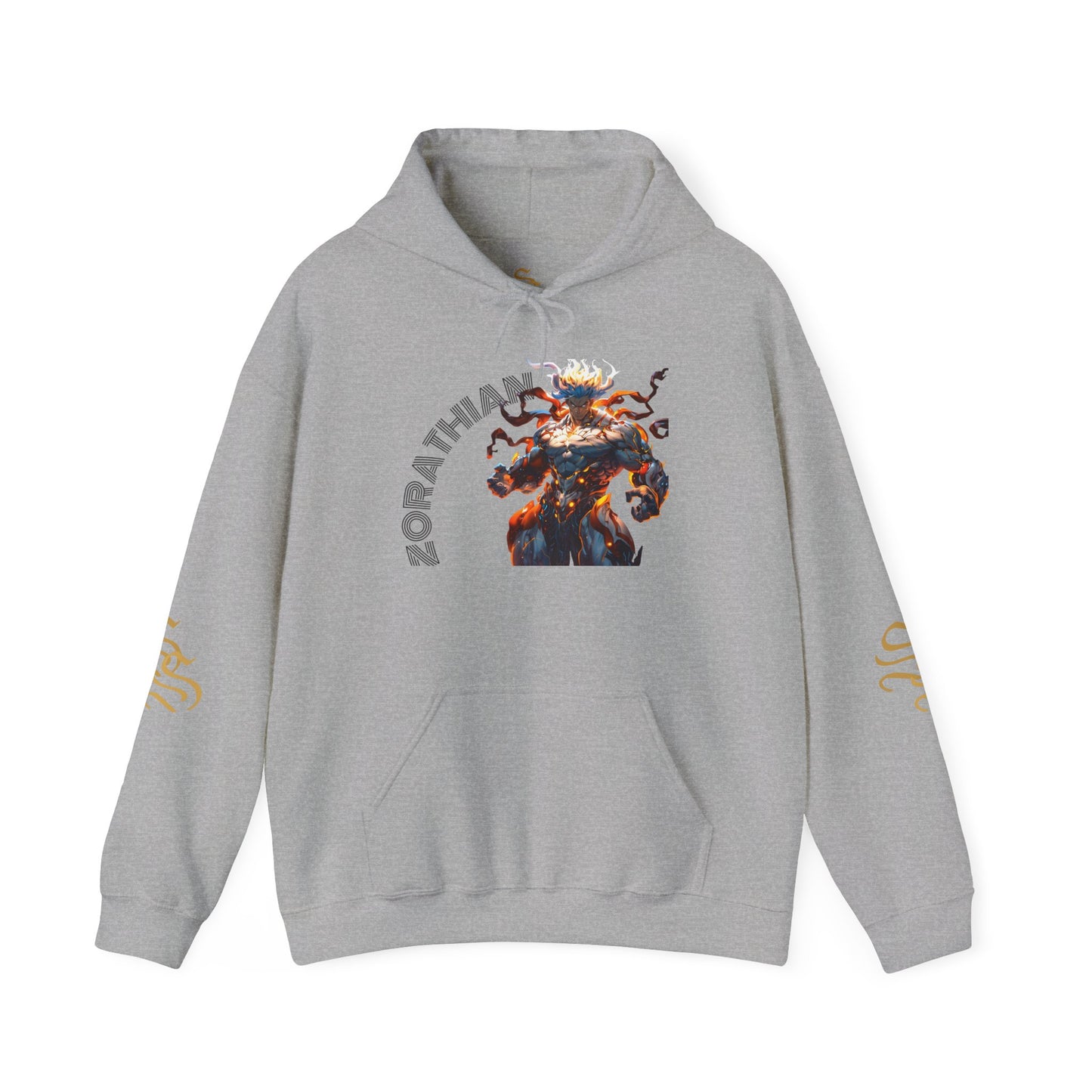 Zorathian Unisex Heavy Blend™ Hoodie - Bold Graphic Design for Everyday Wear