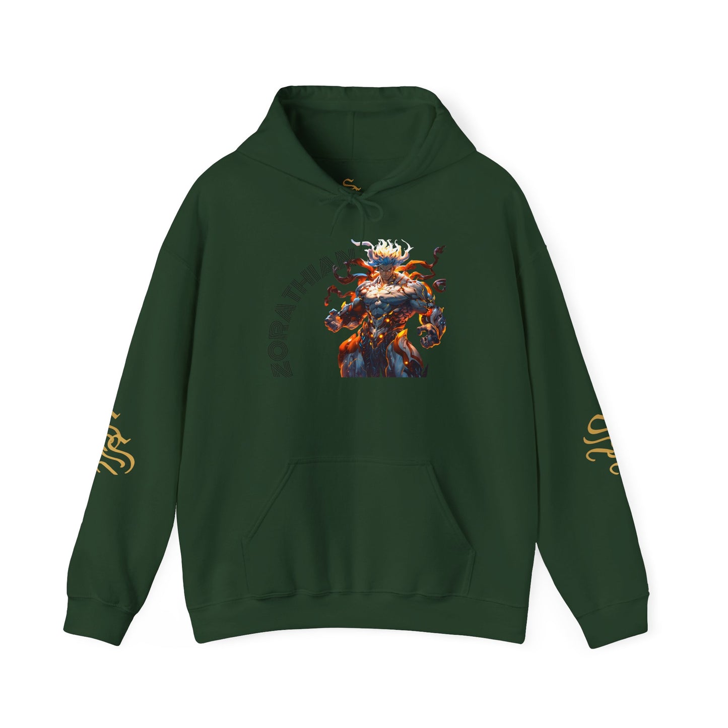 Zorathian Unisex Heavy Blend™ Hoodie - Bold Graphic Design for Everyday Wear