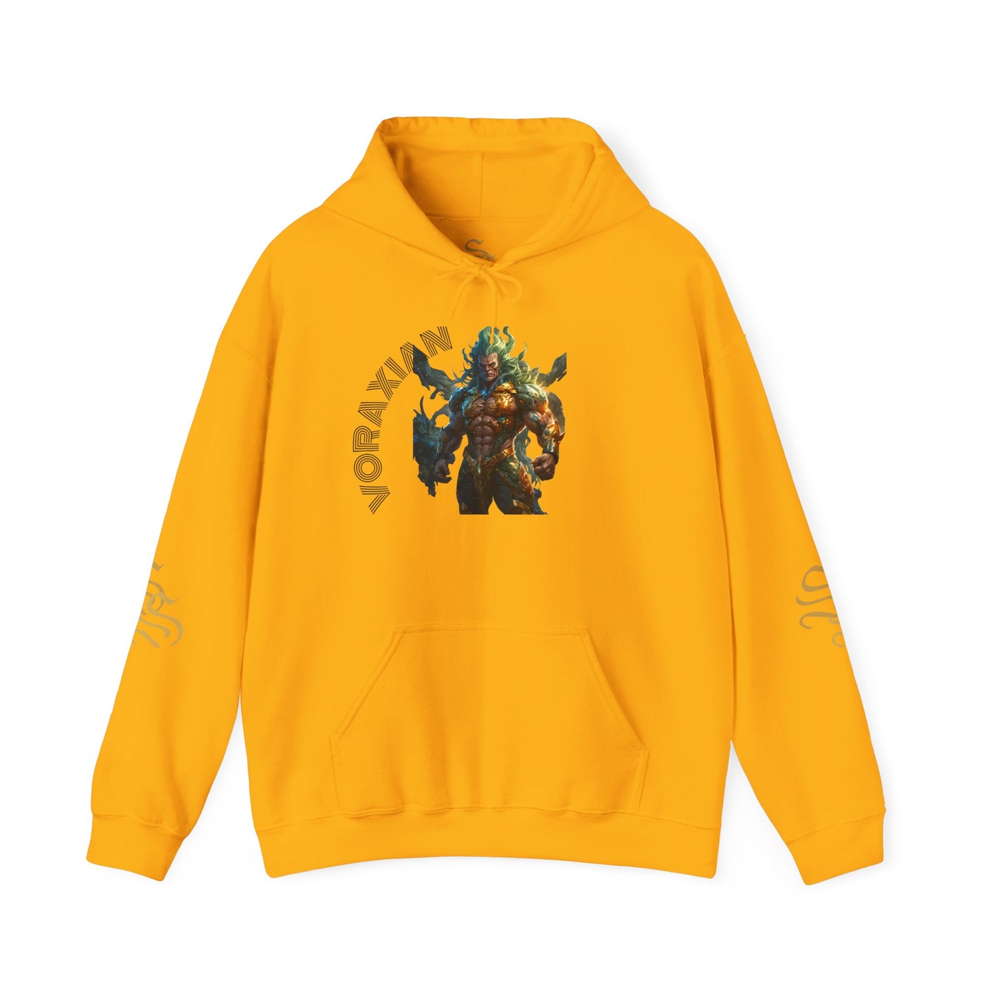 Fantasy Graphic Hoodie for Gaming Fans, Cozy Pullover with Unique Character Design, Perfect for Gifting, Casual Wear, and Celebrations