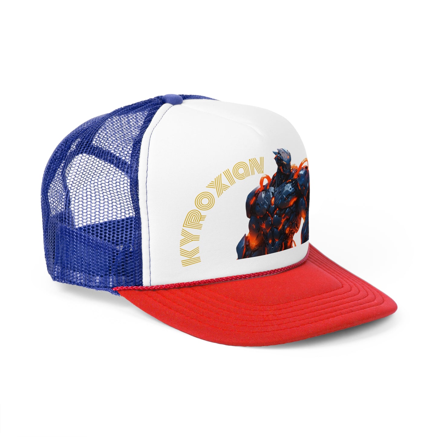 Cyberpunk Trucker Cap - Futuristic Design for Tech Lovers
