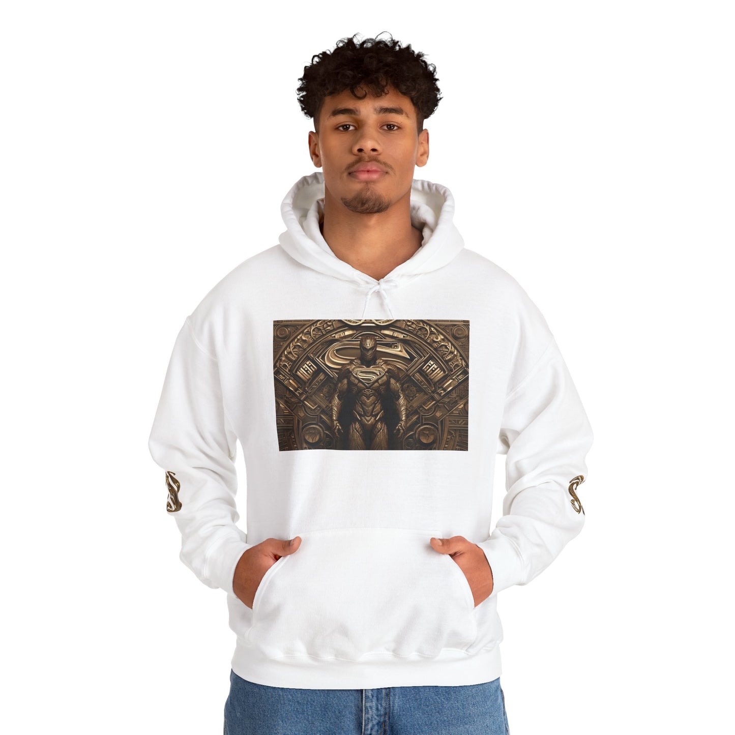Heroic Symbol Unisex Hoodie - Epic Design for Superfans, Cozy Sweatshirt for Casual Wear, Birthday Gift, Comic-Con Apparel, Statement Piece