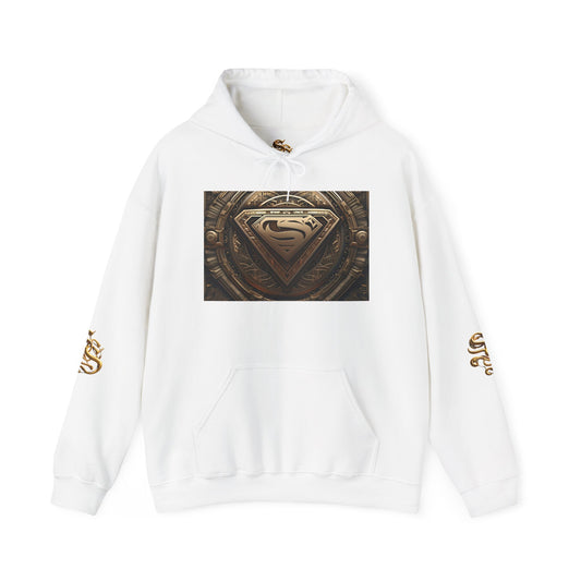 Superhero Emblem Unisex Hoodie - Heavy Blend™ Sweatshirt