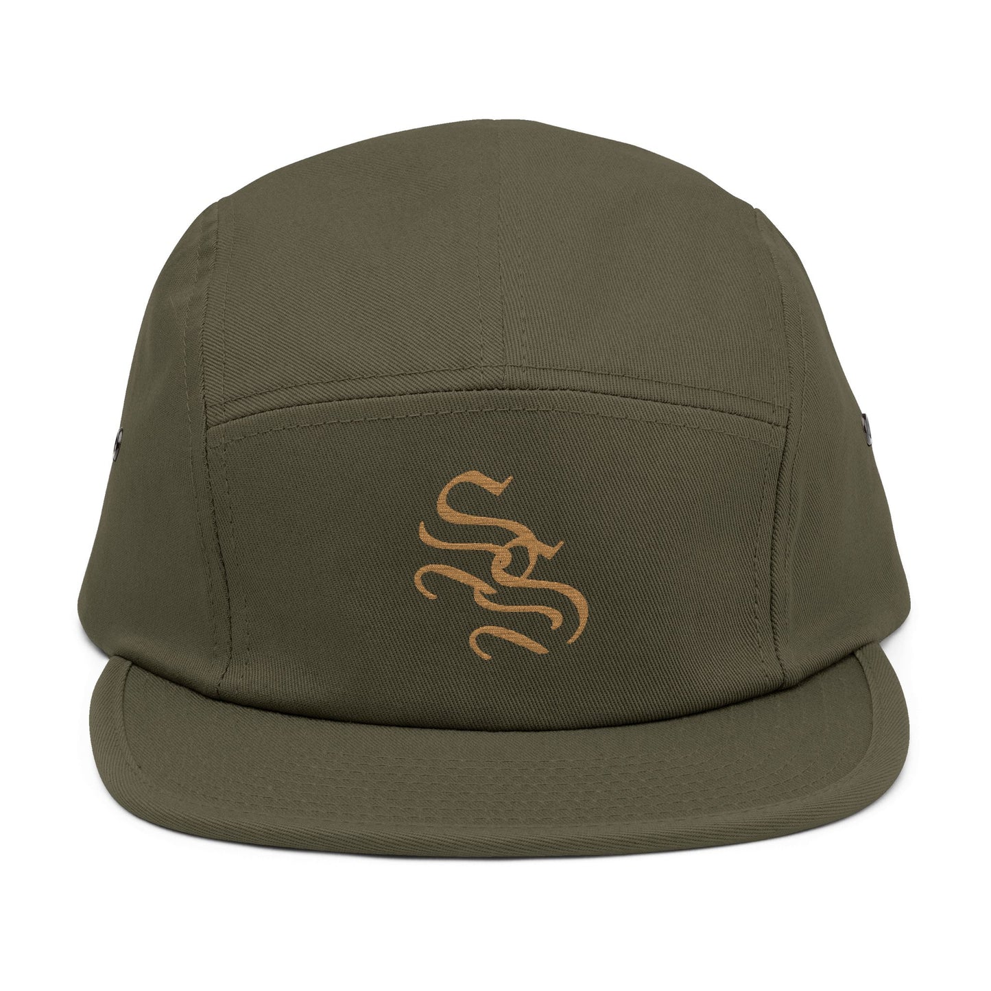 Stylish 5 Panel Cap with Embroidered Design - Trendy Headwear for Outdoor Adventures