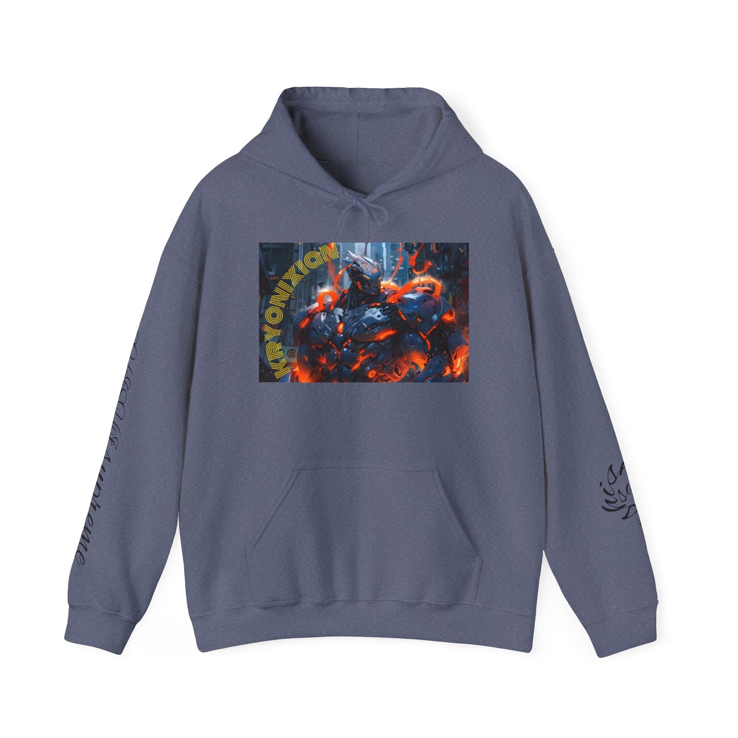 Kryonixan in the city Unisex Heavy Blend™ Hoodie – Street Style Art for Everyday Wear