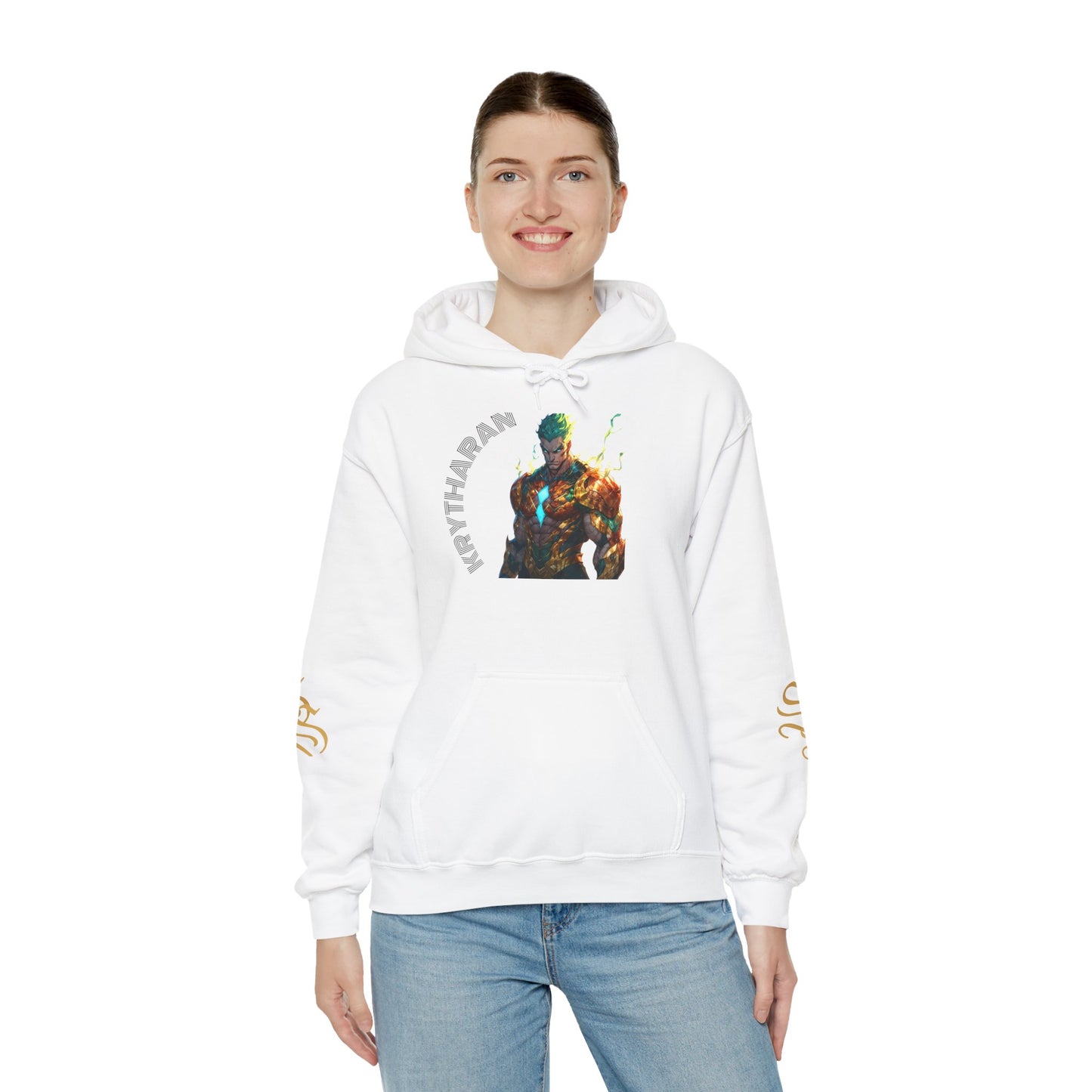 KRYTHARAN Graphic Unisex Hooded Sweatshirt - Unique Art Design