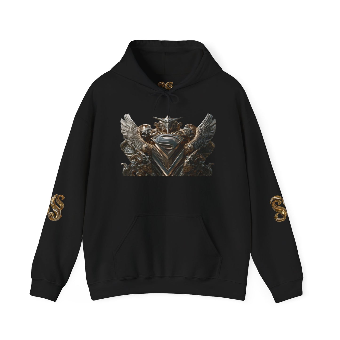 Epic Fantasy Unisex Hooded Sweatshirt with Bold Design