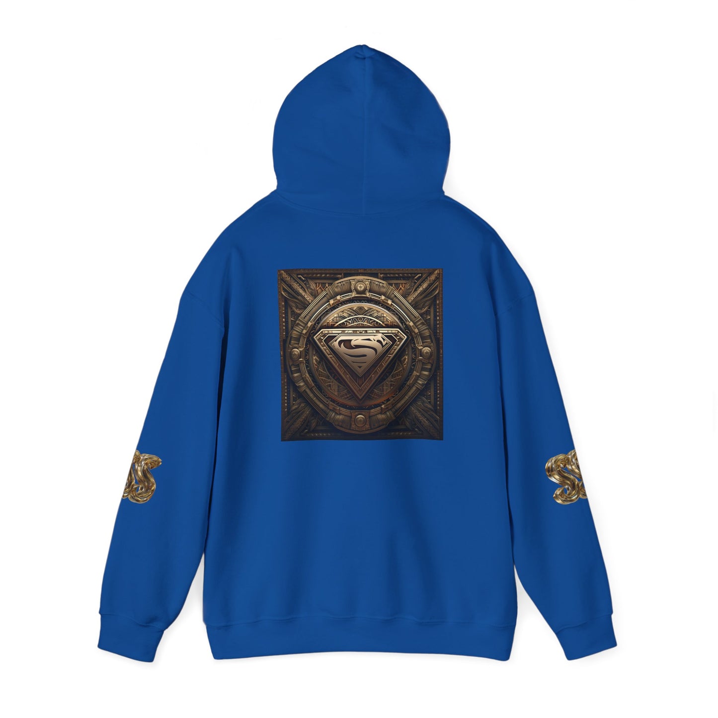 Superhero Heavy Blend™ Hoodie – Stylish Unisex Sweatshirt with Iconic Emblem