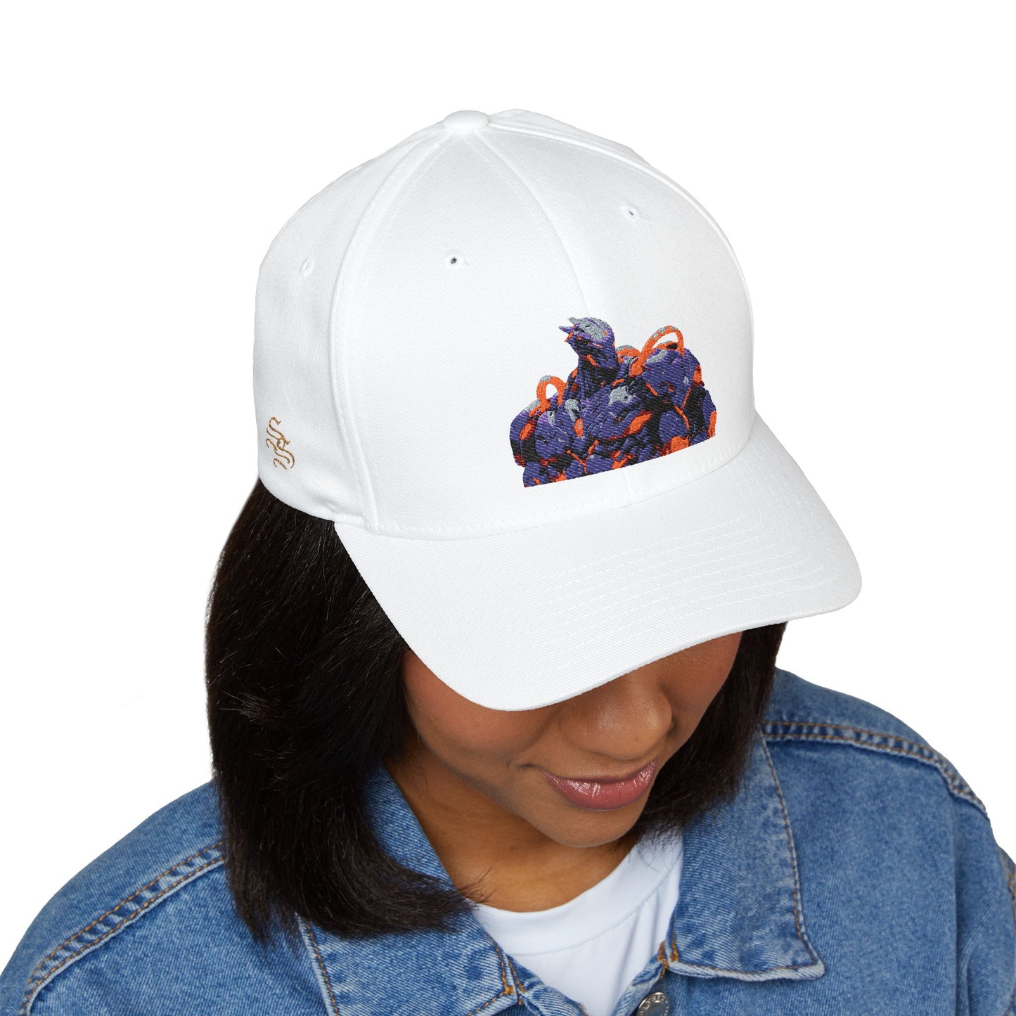Embroidered Closed-Back Cap - Stylish Streetwear for Every Occasion