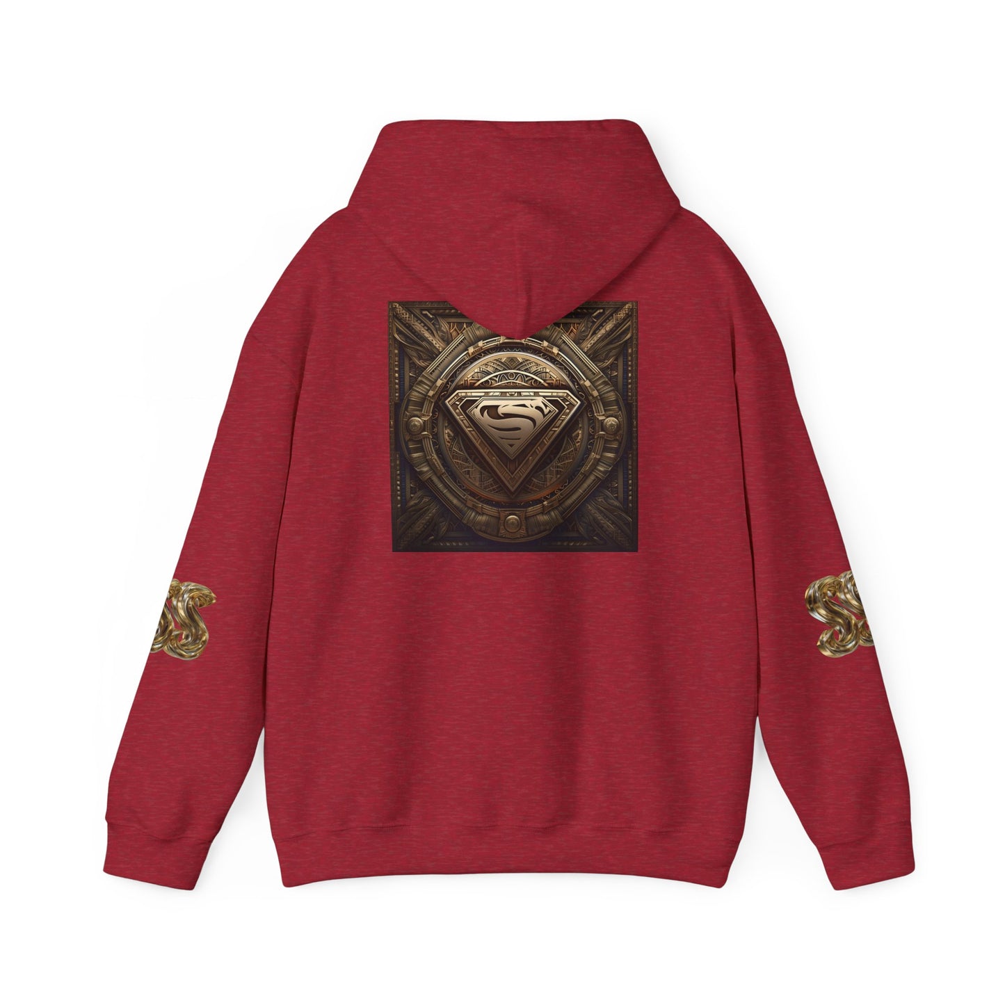 Superhero Heavy Blend™ Hoodie – Stylish Unisex Sweatshirt with Iconic Emblem