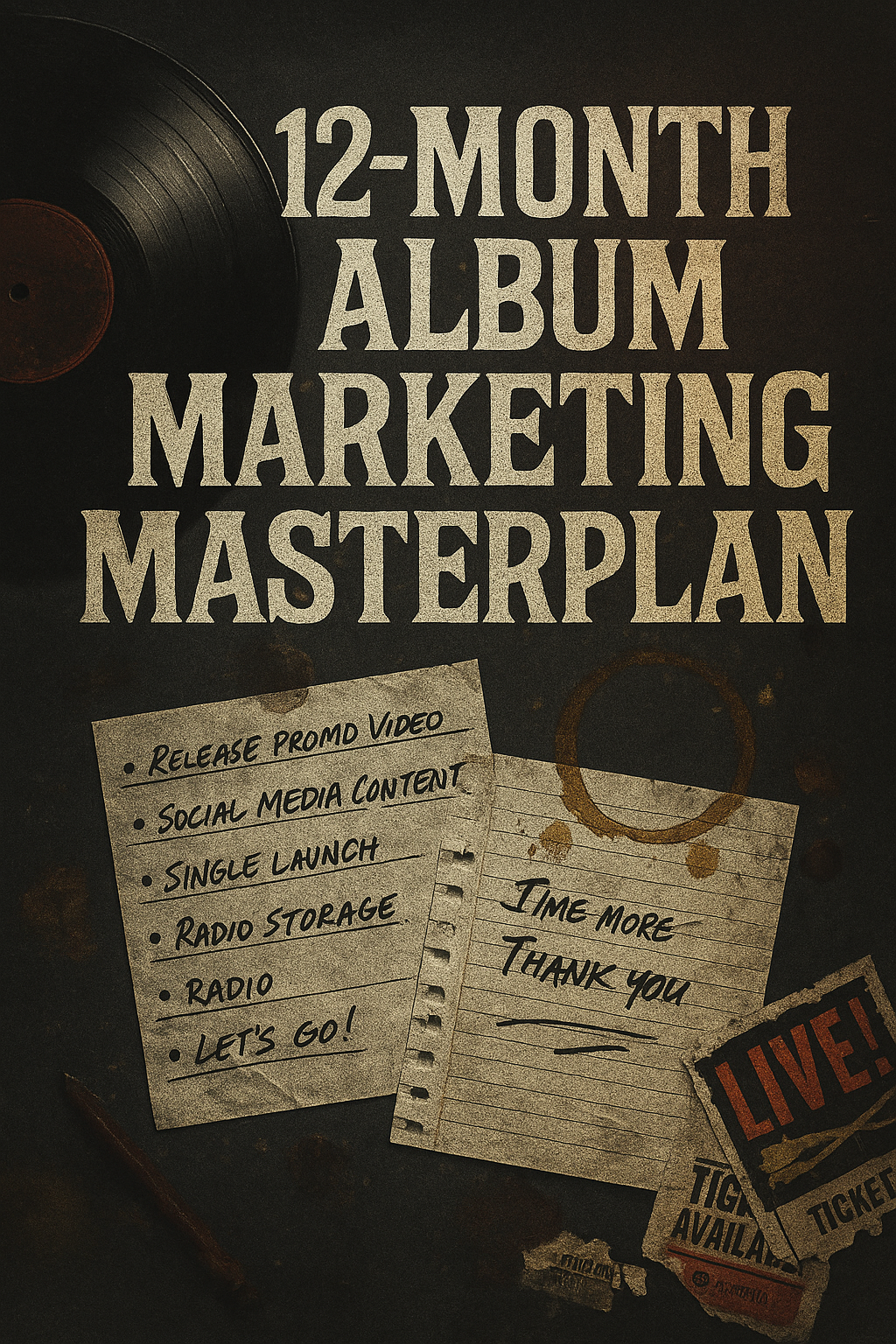 12-Month Album Marketing Masterplan *By Barney Muketiwa (The Sabanrab)