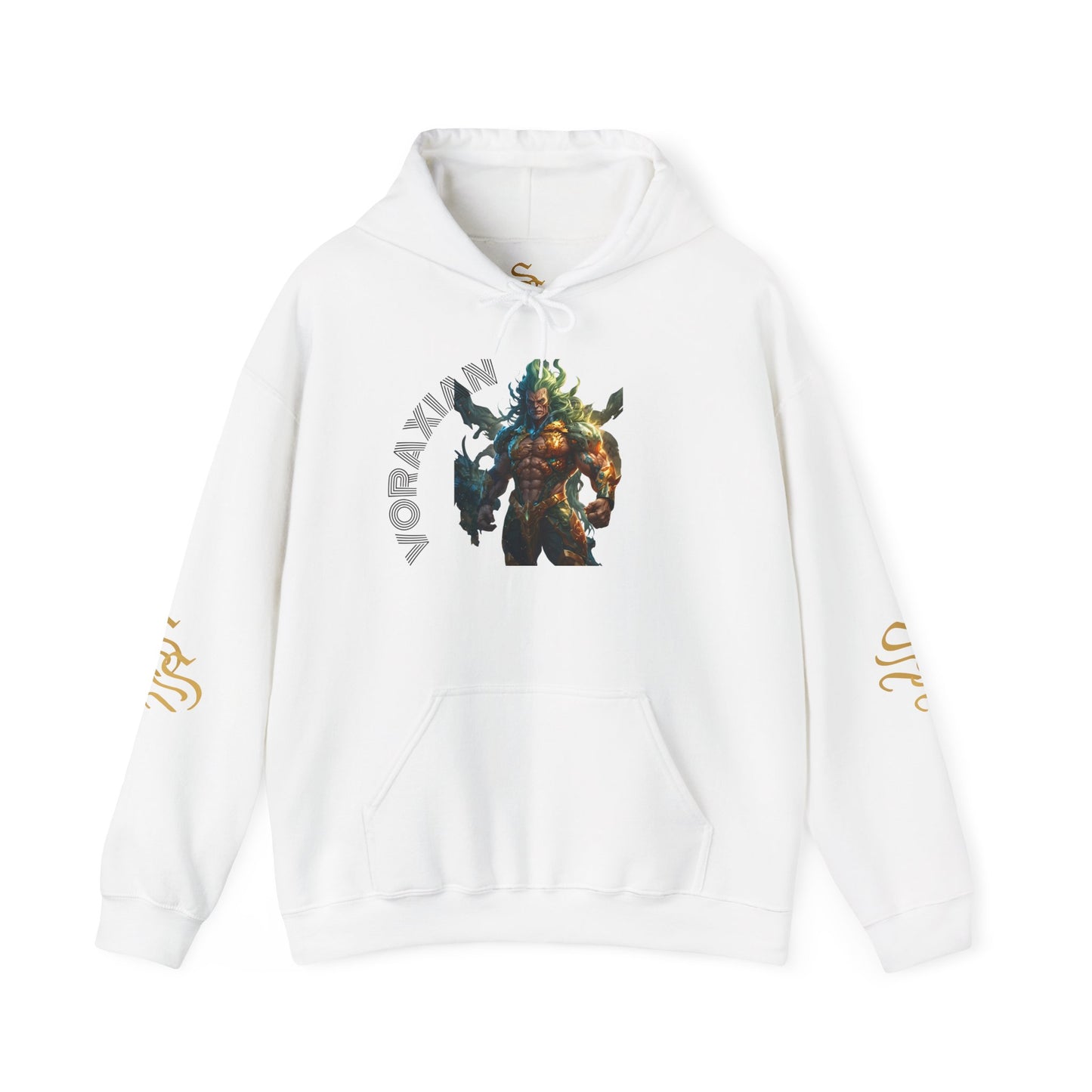 Fantasy Graphic Hoodie for Gaming Fans, Cozy Pullover with Unique Character Design, Perfect for Gifting, Casual Wear, and Celebrations
