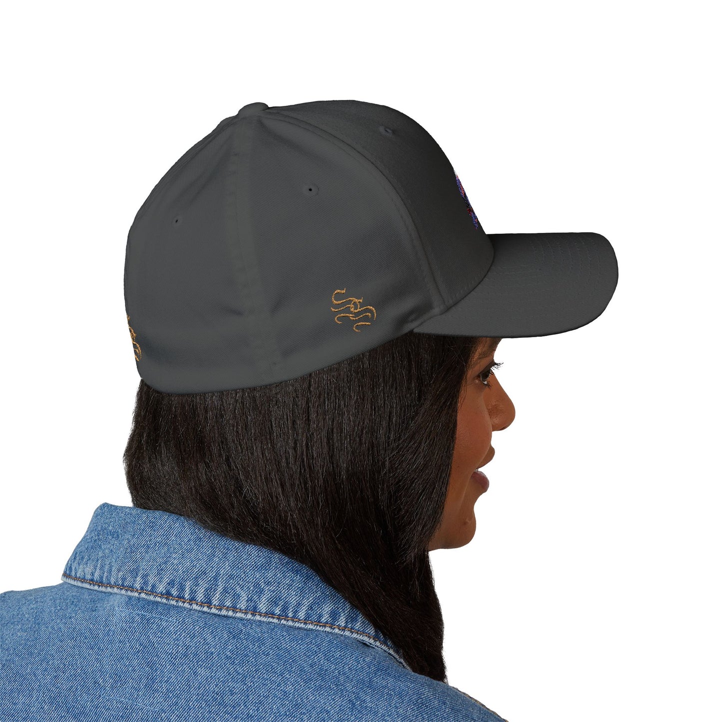 Embroidered Closed-Back Cap - Stylish Streetwear for Every Occasion