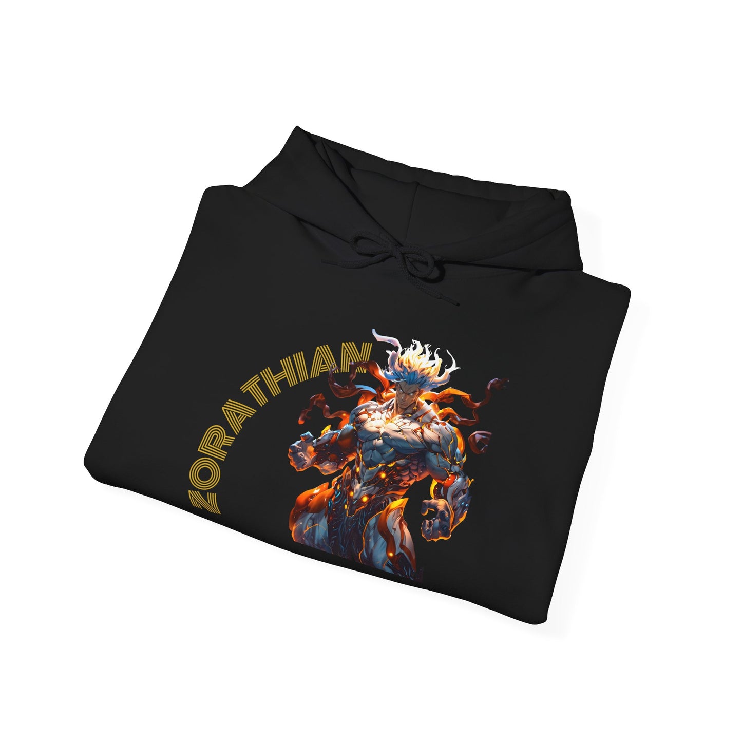 Zorathian Unisex Heavy Blend™ Hoodie - Bold Graphic Design for Everyday Wear
