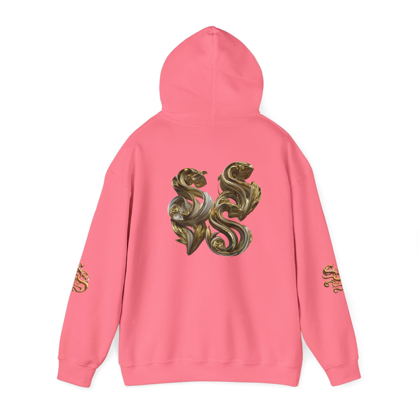 Luxury Gold Print Unisex Hoodie - Supreme SHISHII Design