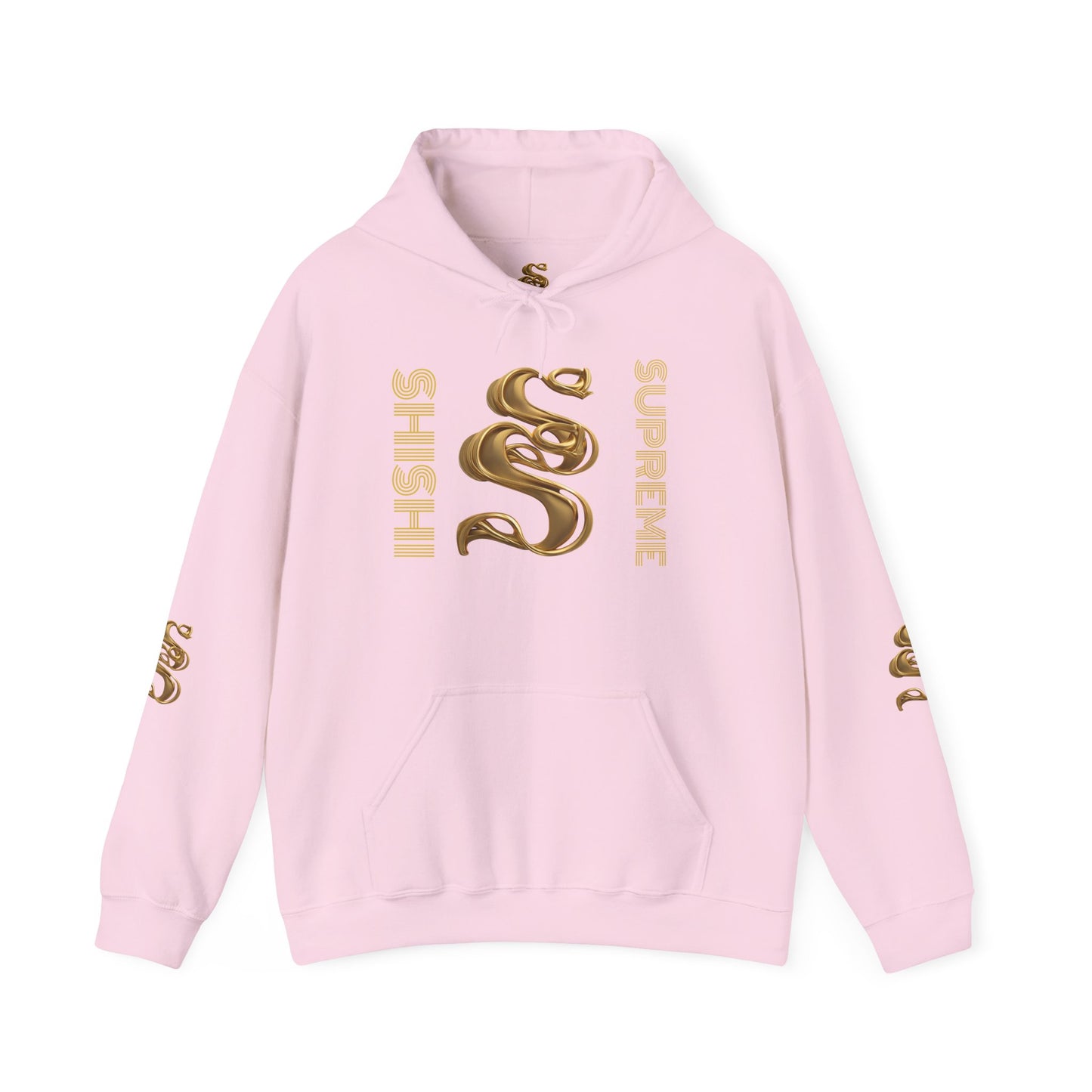 Gold Shishi Supreme Unisex Heavy Blend Hooded Sweatshirt | Stylish Streetwear for Casual Comfort