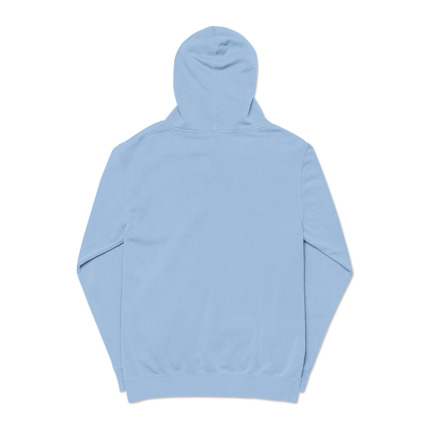 Unisex Embroidered Pigment-Dyed Hoodie - Cozy Casual Style