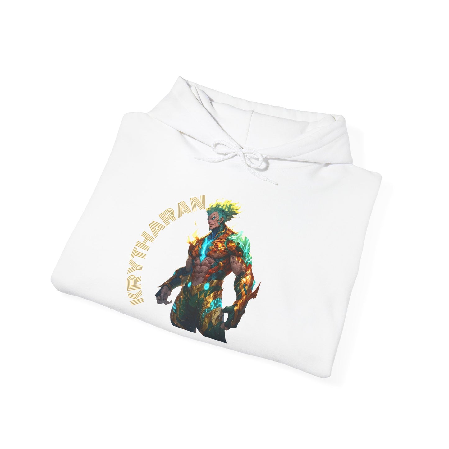 Fantasy-Inspired Unisex Hoodie with Mythical Graphic Design