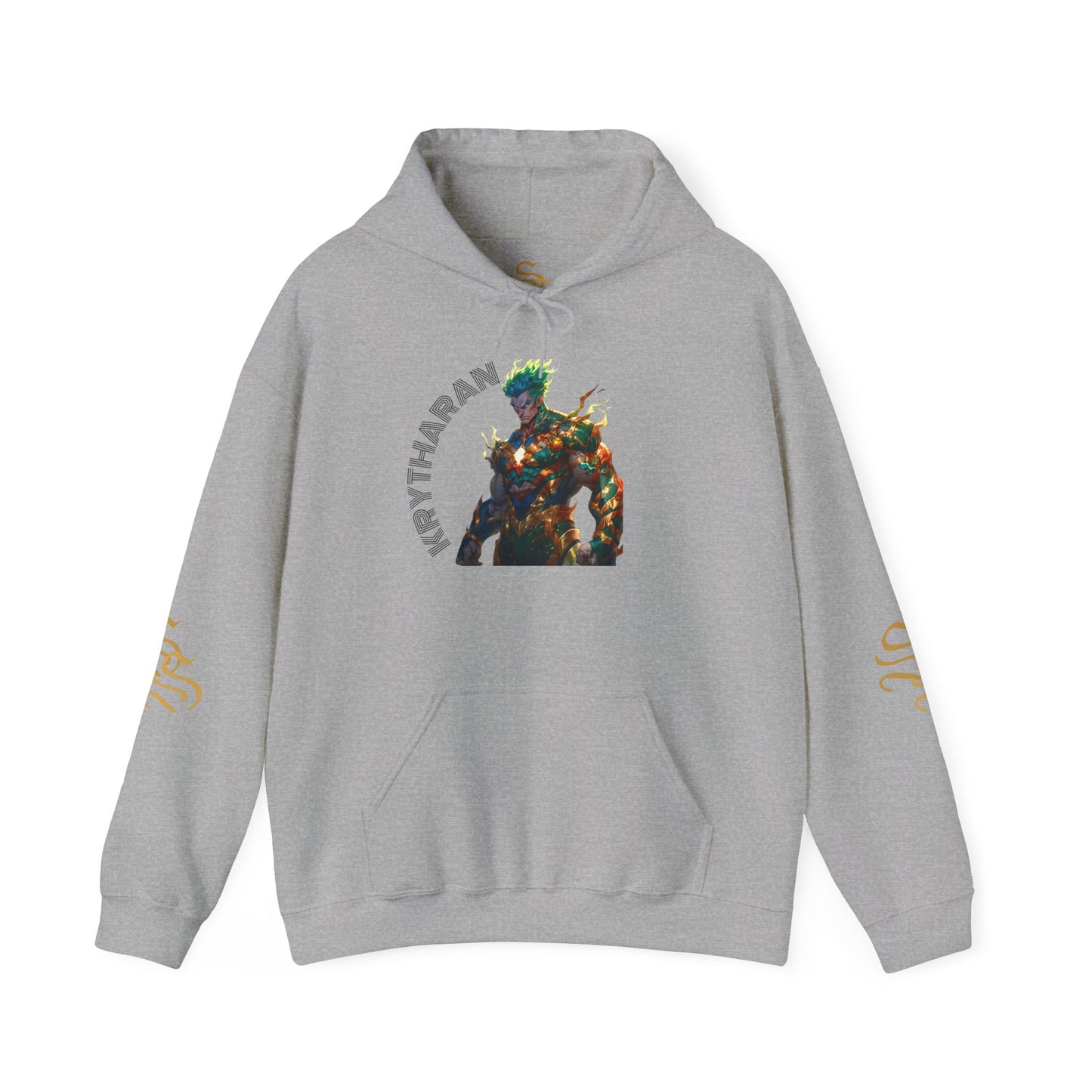 Fantasy Graphic Hooded Sweatshirt - Perfect for Gamers and Art Lovers