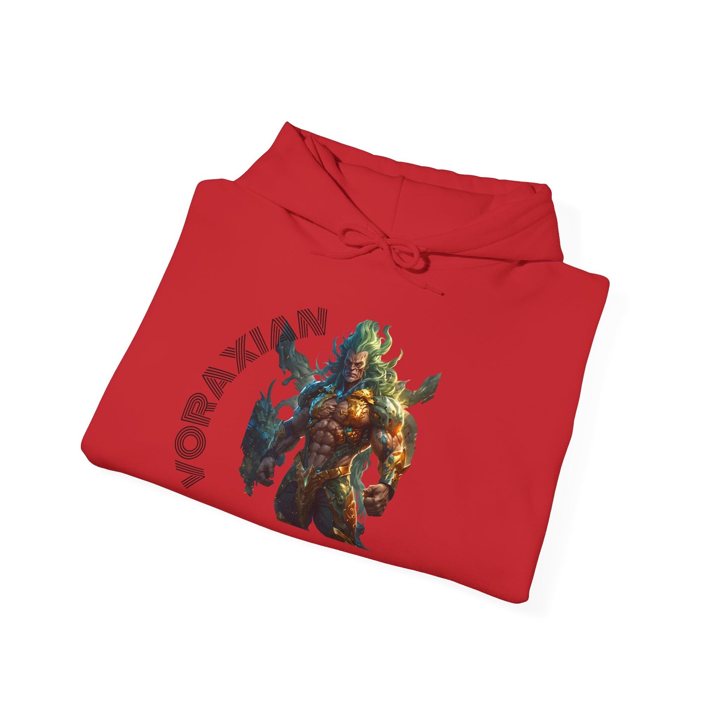 Fantasy Graphic Hoodie for Gaming Fans, Cozy Pullover with Unique Character Design, Perfect for Gifting, Casual Wear, and Celebrations