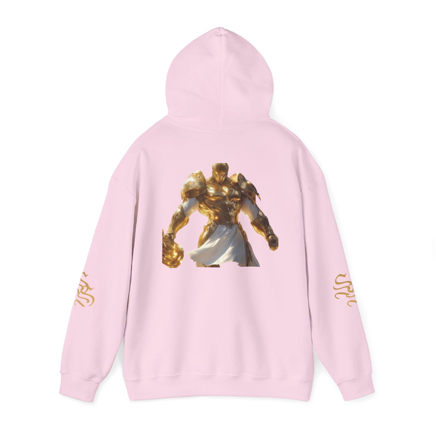 Stylish Unisex Heavy Blend™ Hooded Sweatshirt - Gold Design with Graphic Print