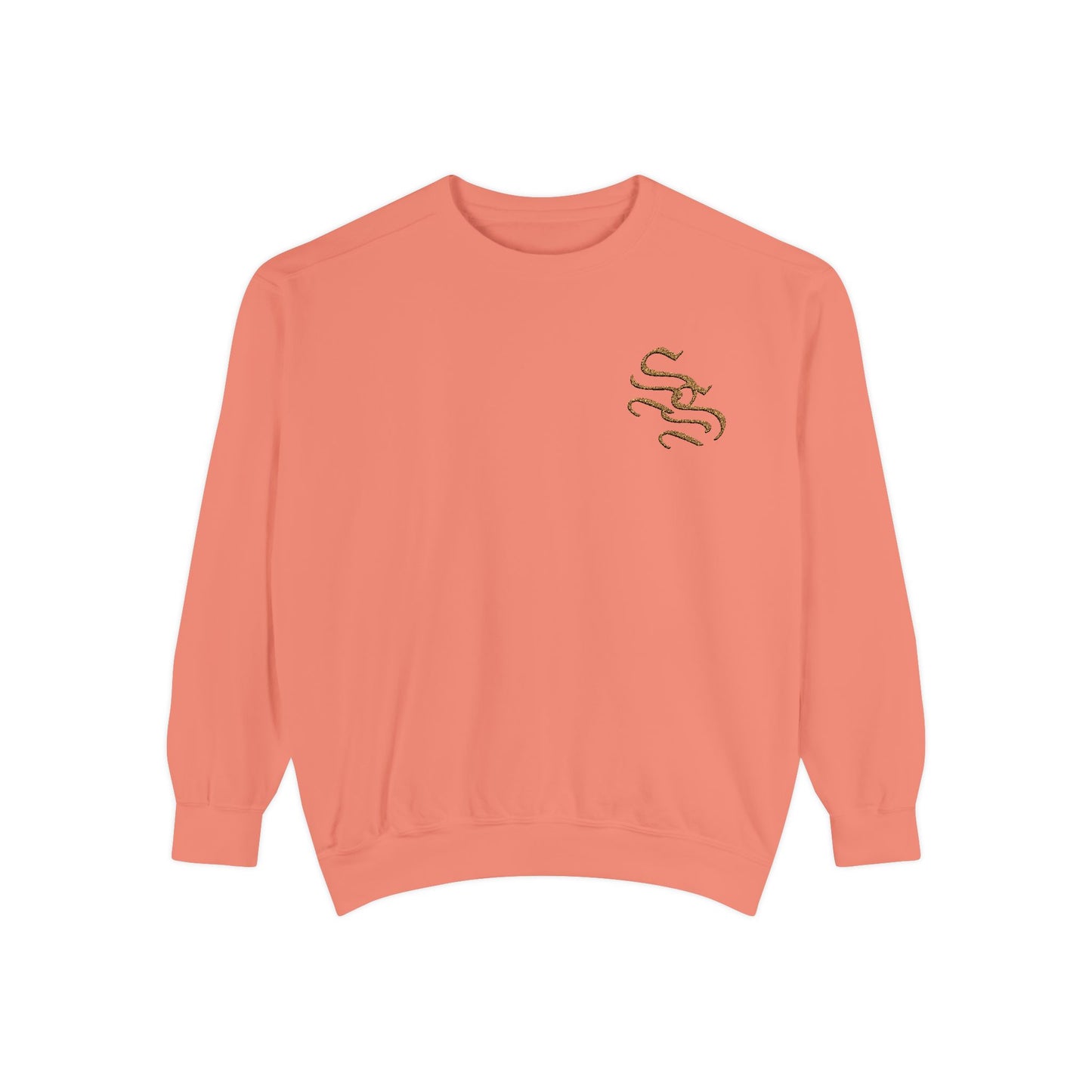 Eco-Friendly Unisex Garment-Dyed Sweatshirt with Stylish Design