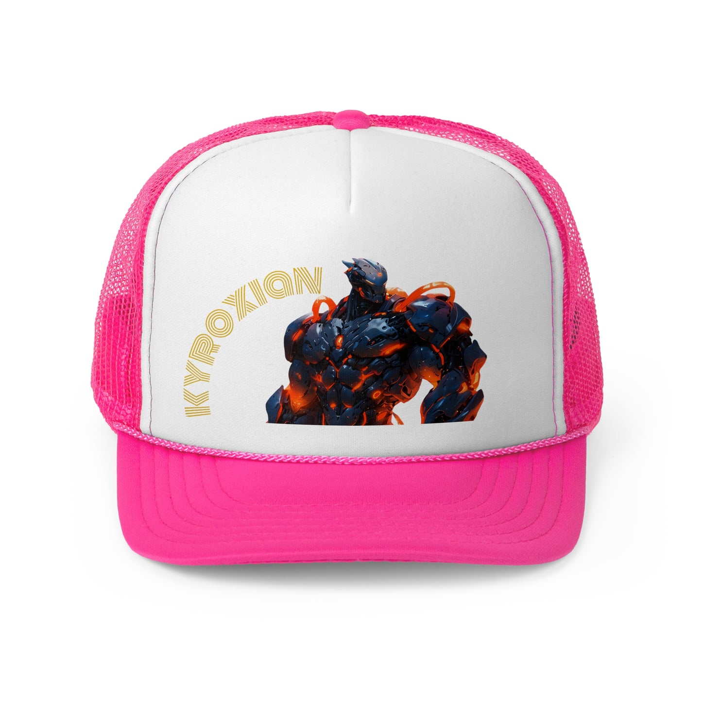 Cyberpunk Trucker Cap - Futuristic Design for Tech Lovers