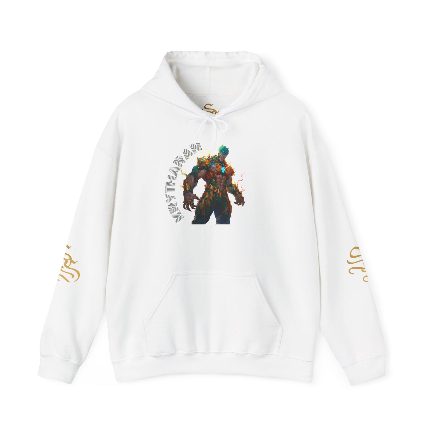 Mythical Creature Unisex Hooded Sweatshirt - Cozy Graphic Hoodie for Fantasy Lovers