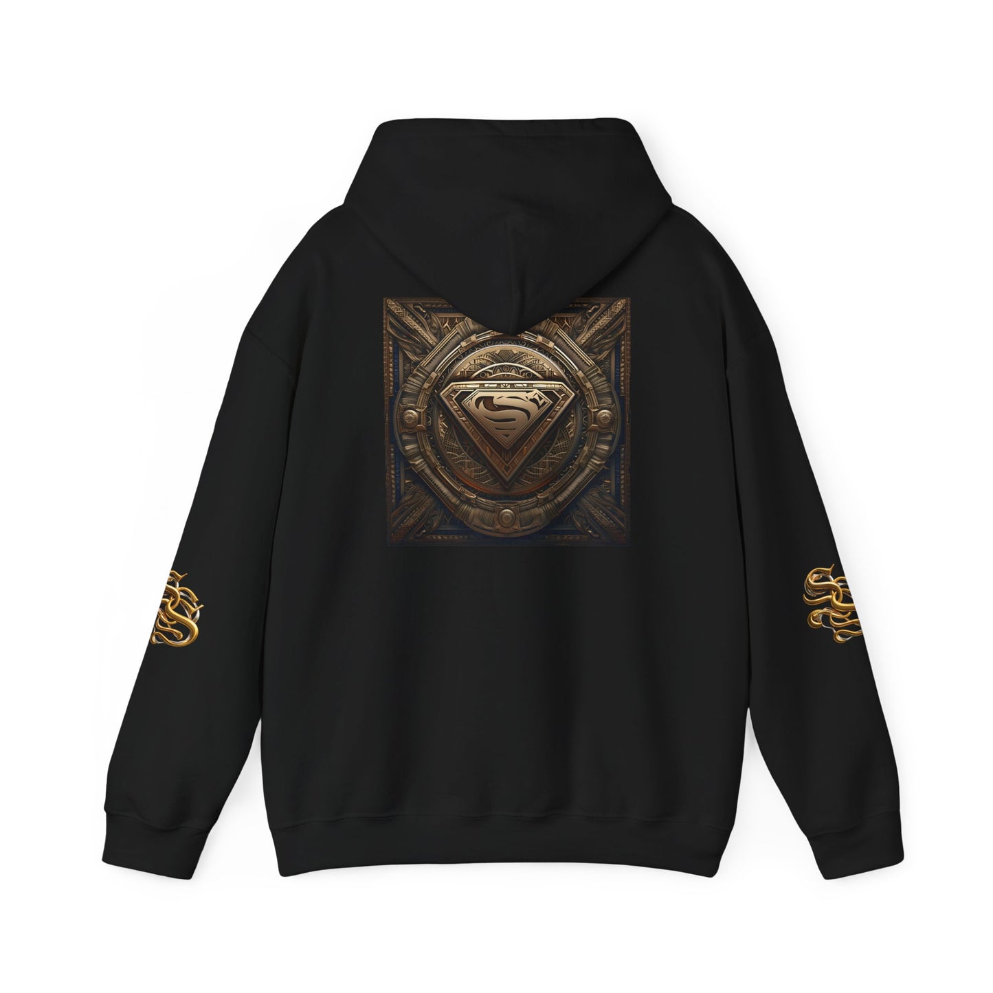 Superhero Emblem Unisex Hoodie - Heavy Blend™ Sweatshirt