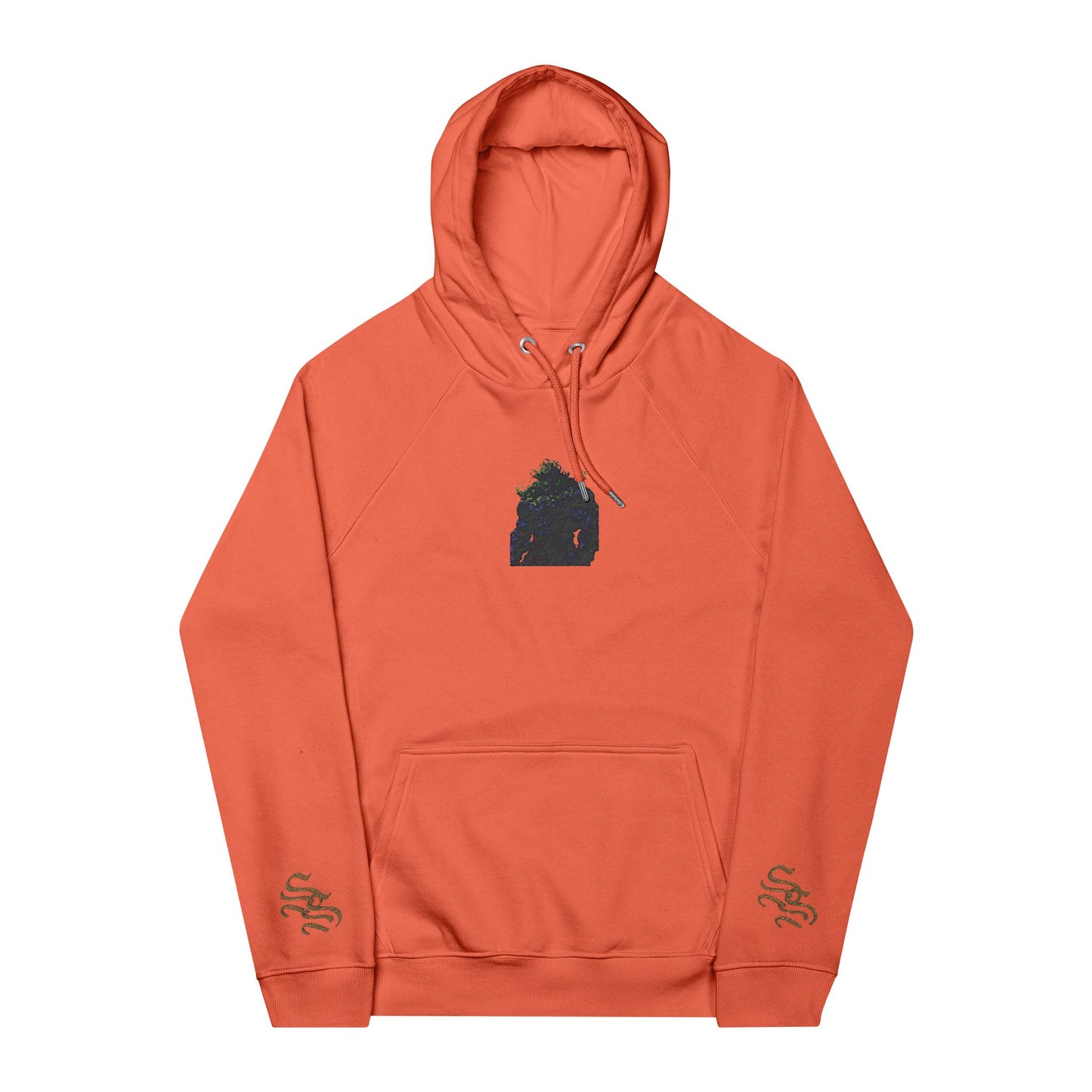Unisex Eco Raglan Hoodie (Embroidery)