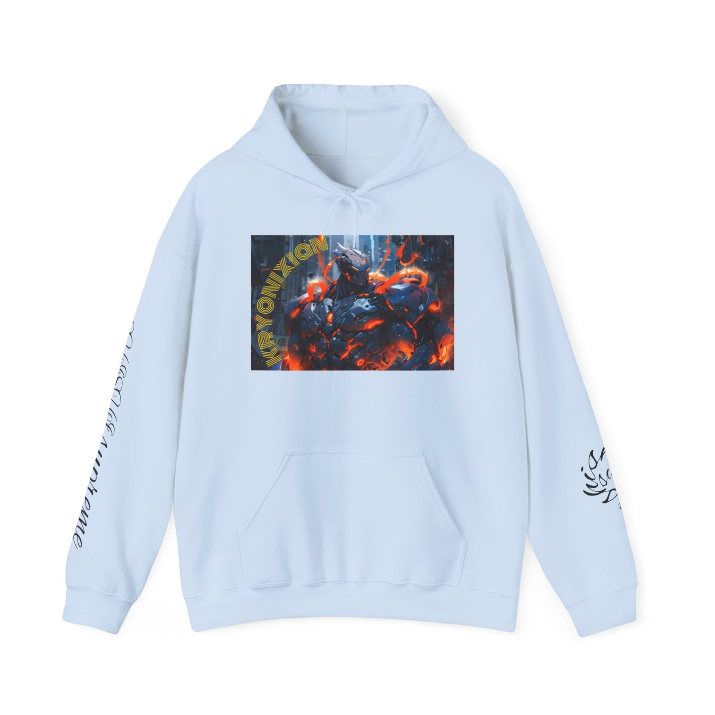 Kryonixan in the city Unisex Heavy Blend™ Hoodie – Street Style Art for Everyday Wear