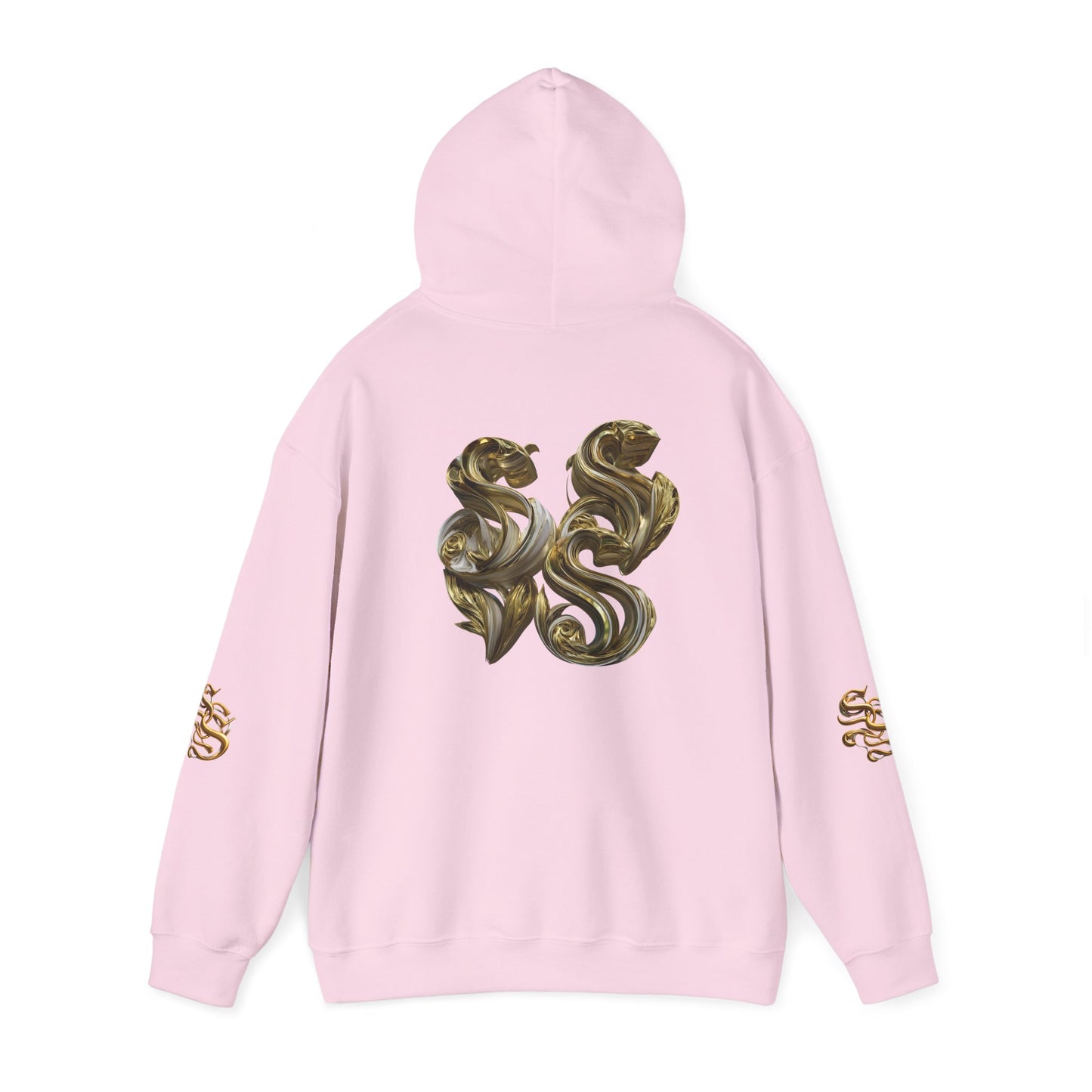Luxury Gold Print Unisex Hoodie - Supreme SHISHII Design
