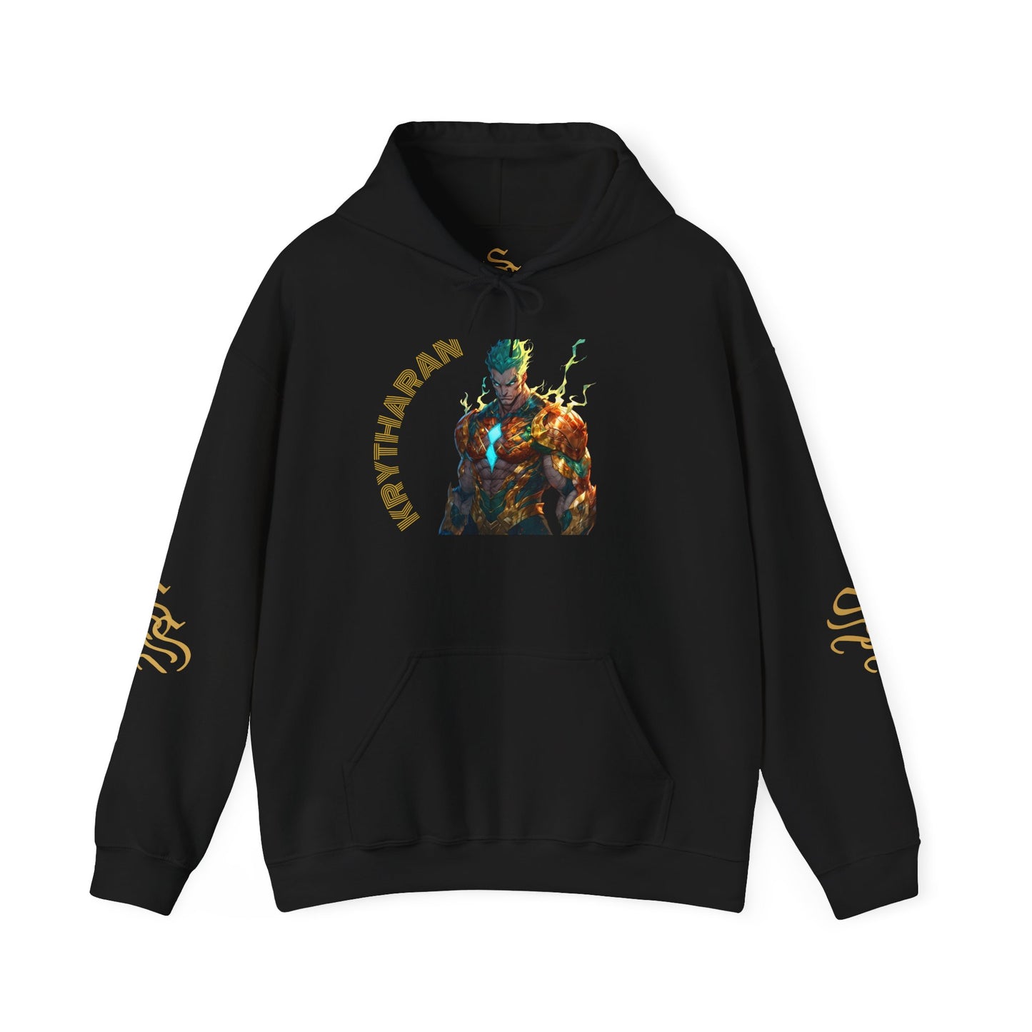 KRYTHARAN Graphic Unisex Hooded Sweatshirt - Unique Art Design